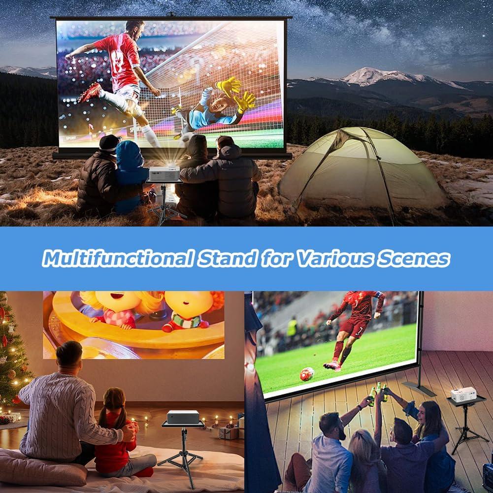 Soporte de trípode ajustable Ranjaner para proyector y laptop