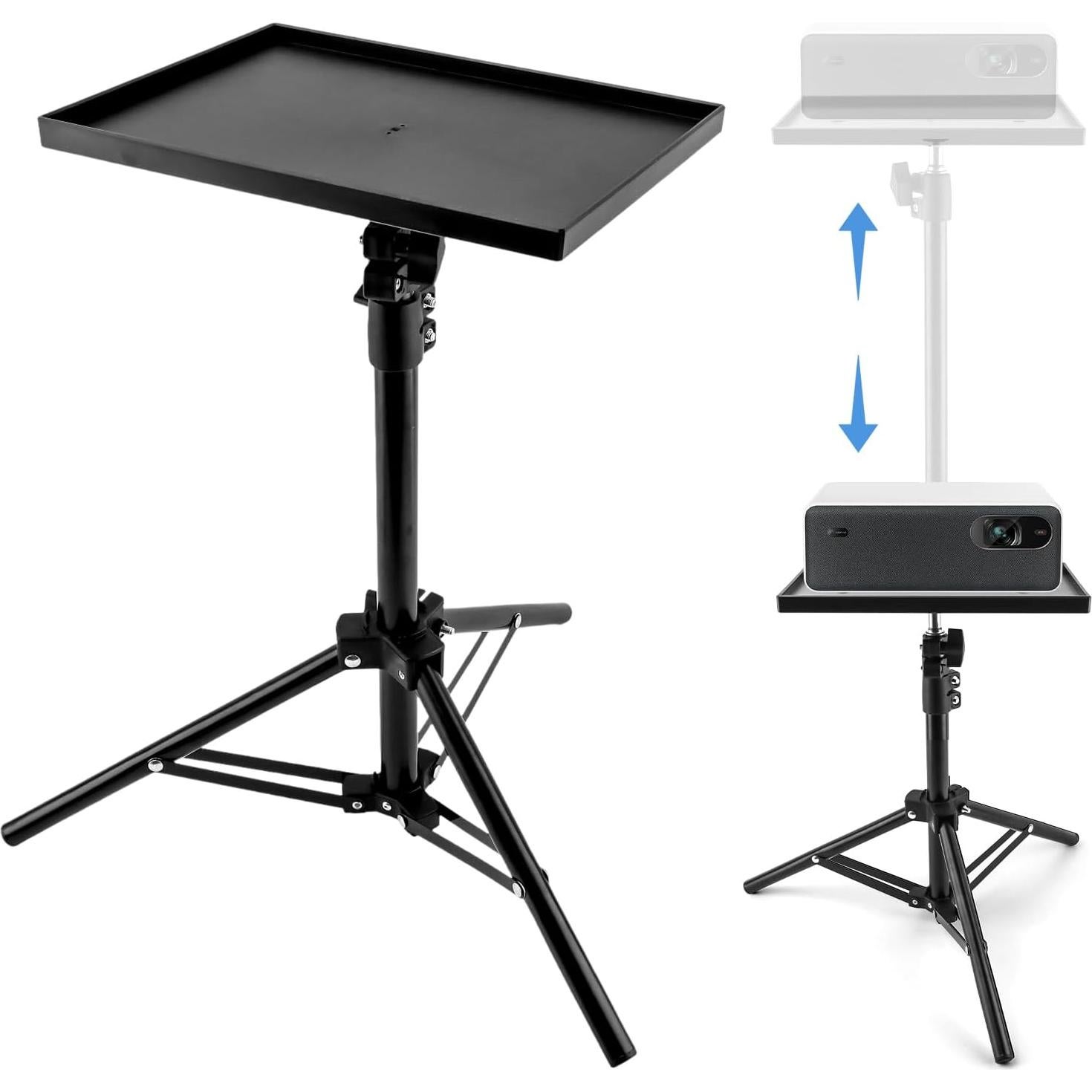 Soporte de trípode ajustable Ranjaner para proyector y laptop