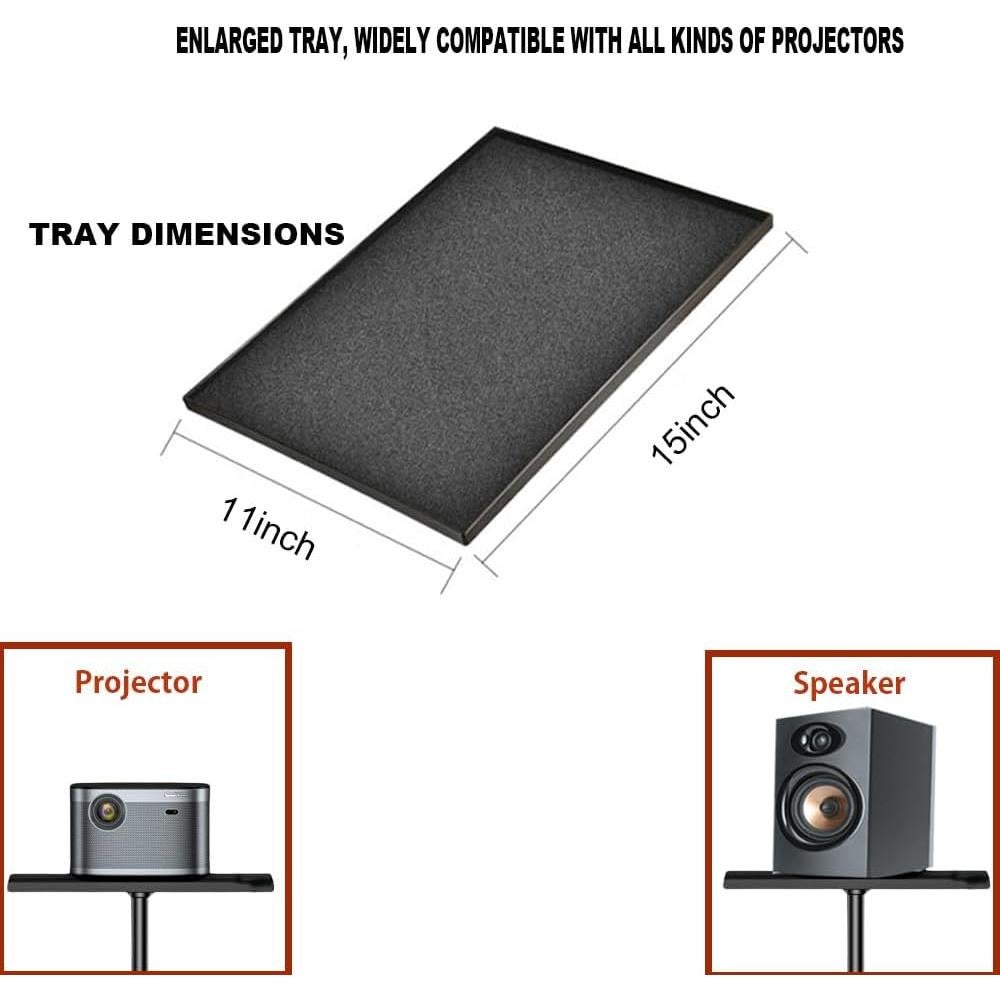 Soporte de Proyector de Piso Ajustable HVAYING A20T 40.64-121.92 cm