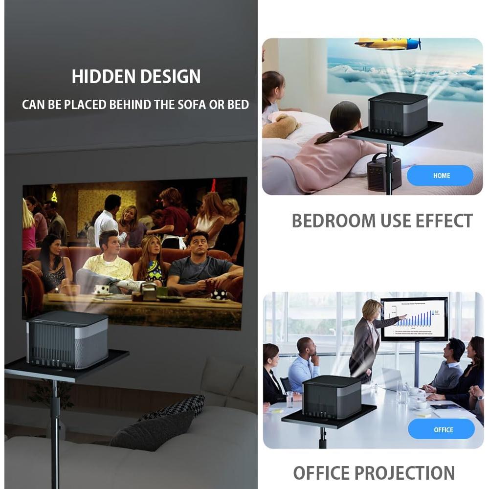 Soporte de Proyector de Piso Ajustable HVAYING A20T 40.64-121.92 cm