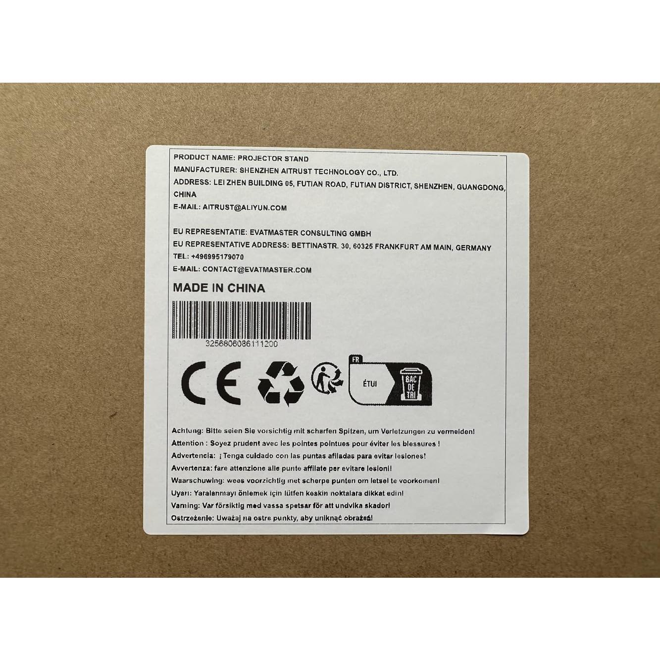 Soporte de Proyector Metálico Ajustable K229-S - Instalación Invisible