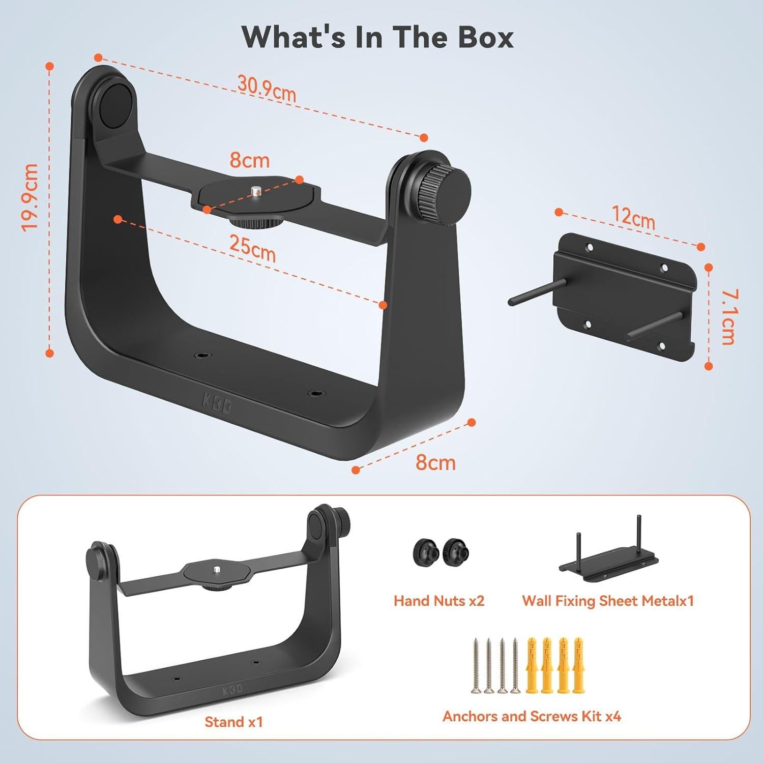 Soporte de Proyector KDD Ajustable 360° para Techo y Pared