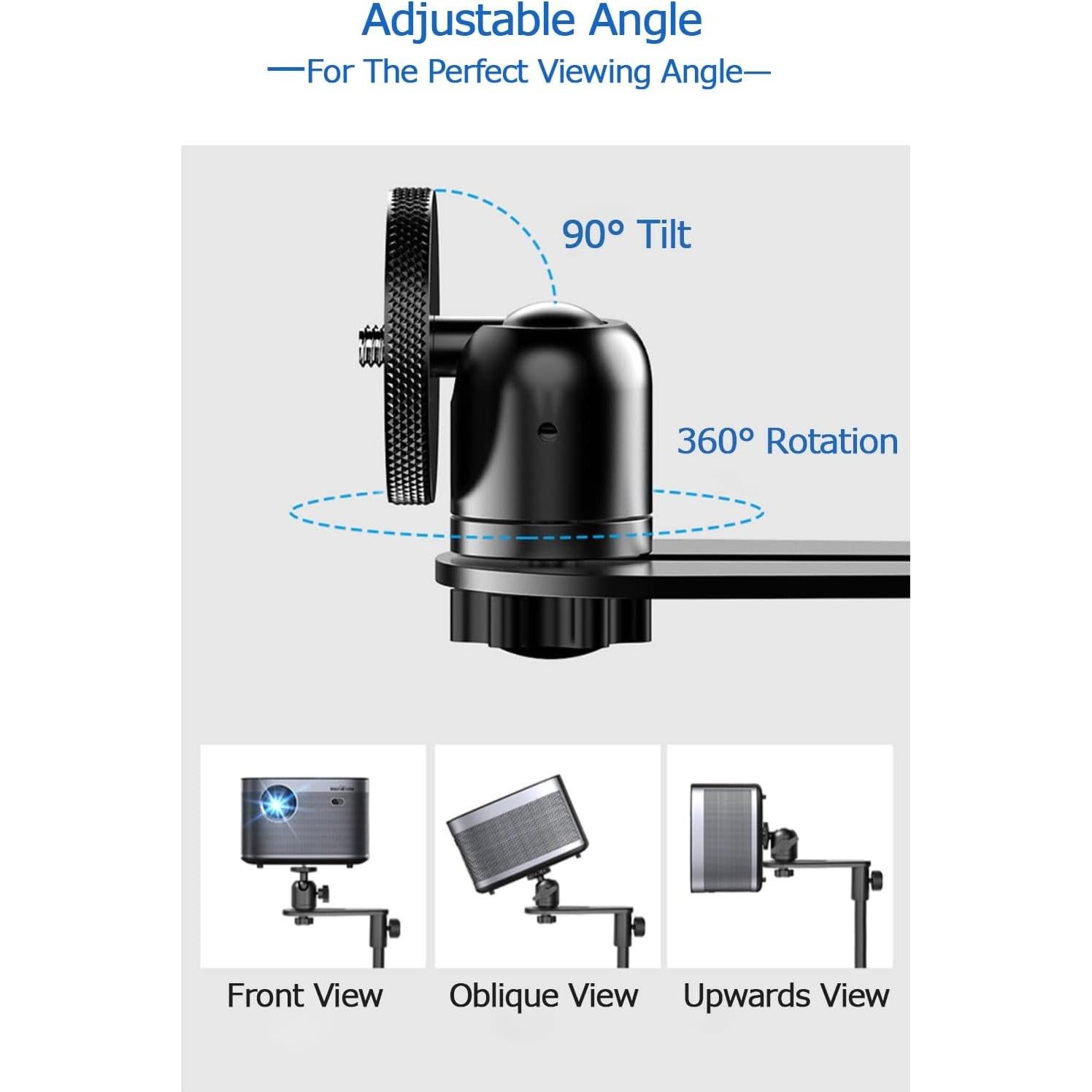 Soporte de Proyector de Piso HIBORI Altura Ajustable 40-122 cm