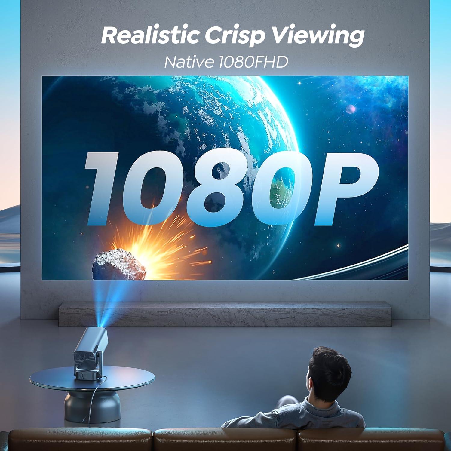 Proyector Portátil TOPTRO X8 Nativo 1080P WiFi Bluetooth