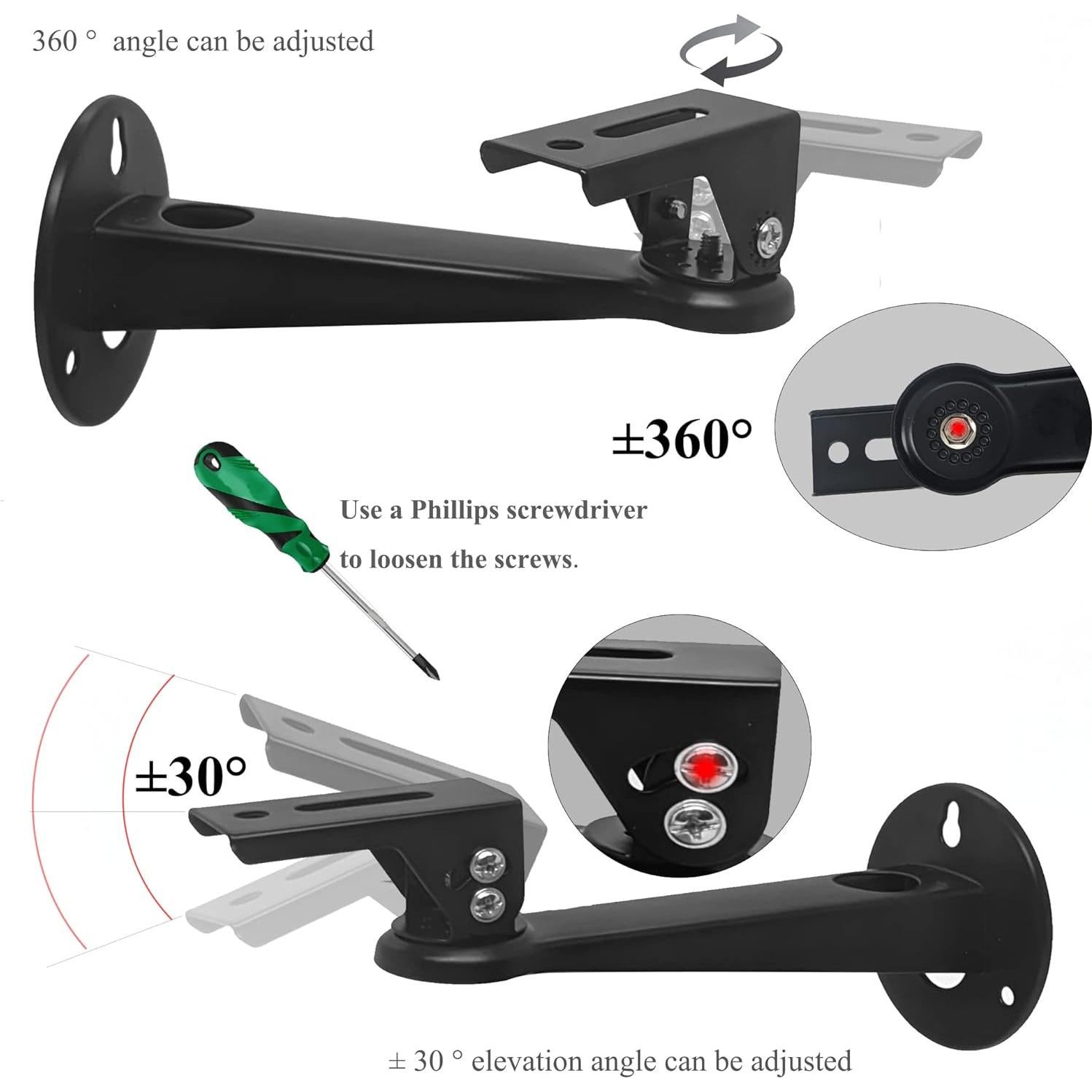 Soporte de Pared Ajustable 2-Be-Best para Proyector 20 cm 3.6 kg