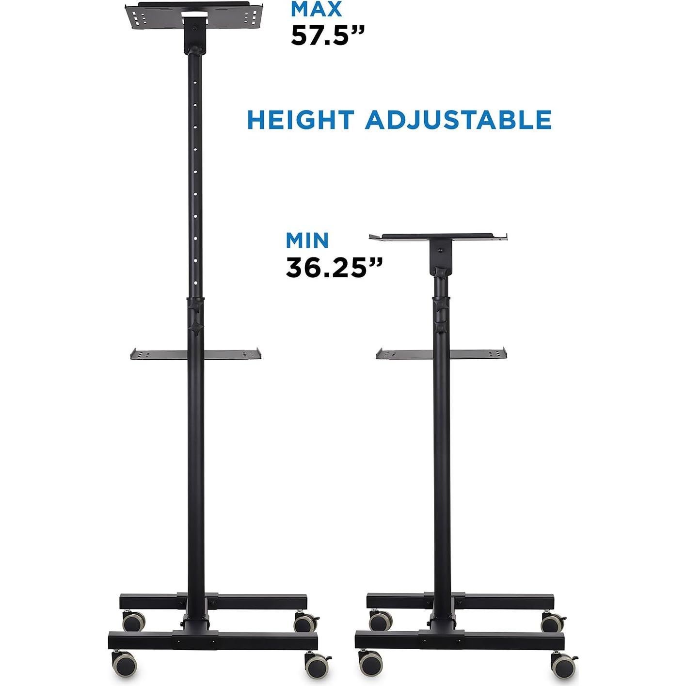 Soporte Móvil para Proyector y Laptop Mount-It! MI-7943, Altura Ajustable