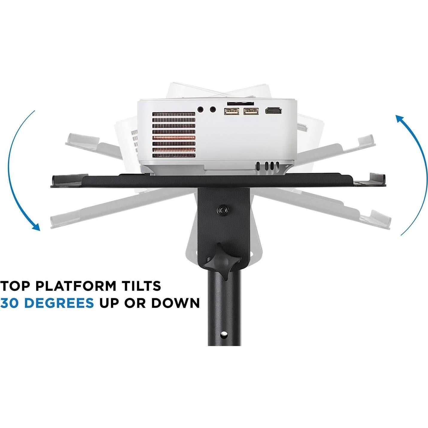 Soporte Móvil para Proyector y Laptop Mount-It! MI-7943, Altura Ajustable