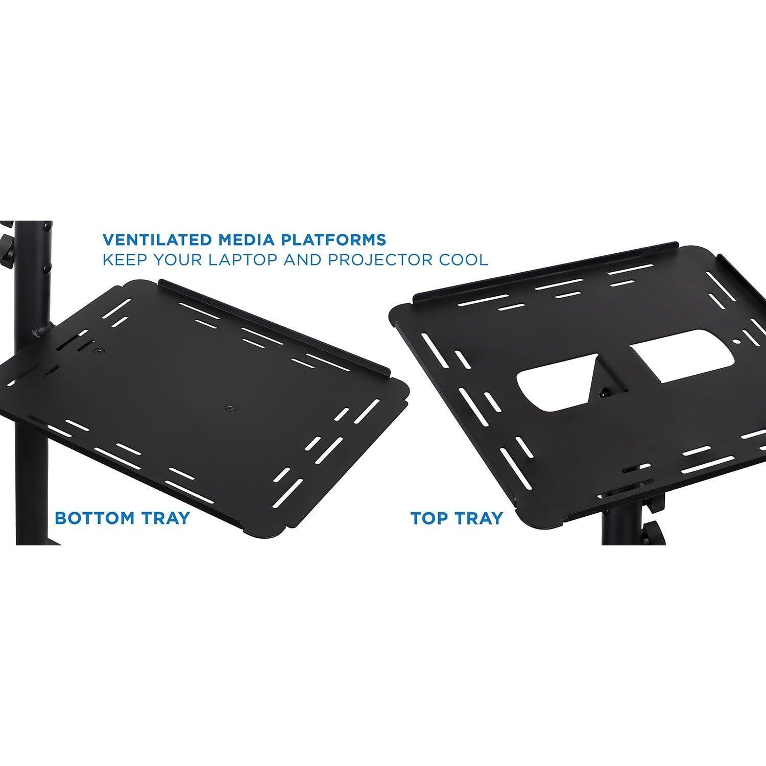 Soporte Móvil para Proyector y Laptop Mount-It! MI-7943, Altura Ajustable