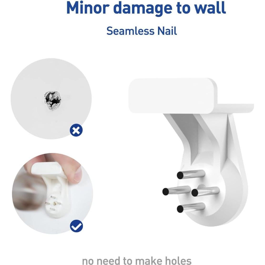 Projector Shelf for Wall, Floating Projector Wall Mount, Game Shelf for Xbox one S/X Series S, Holder Stand Accessories White