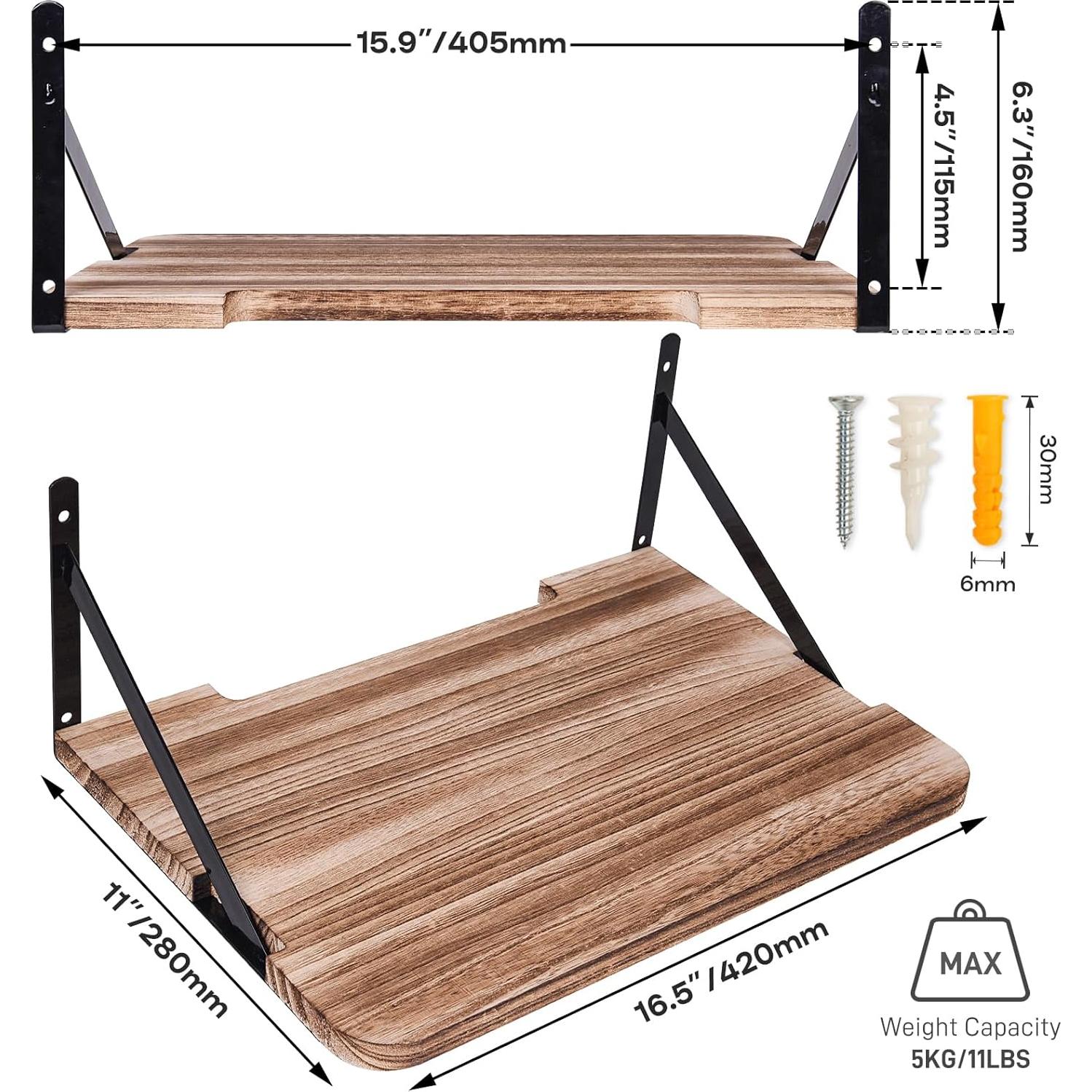 Estante Flotante para Proyector y Router BEARUT 41.1x27.9 cm