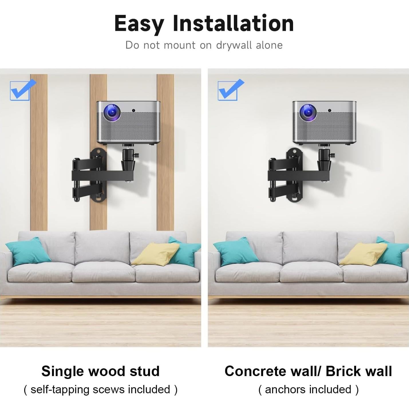 Soporte Universal Plegable para Proyector Suptek MA1330YT - Ajustable, 3 kg