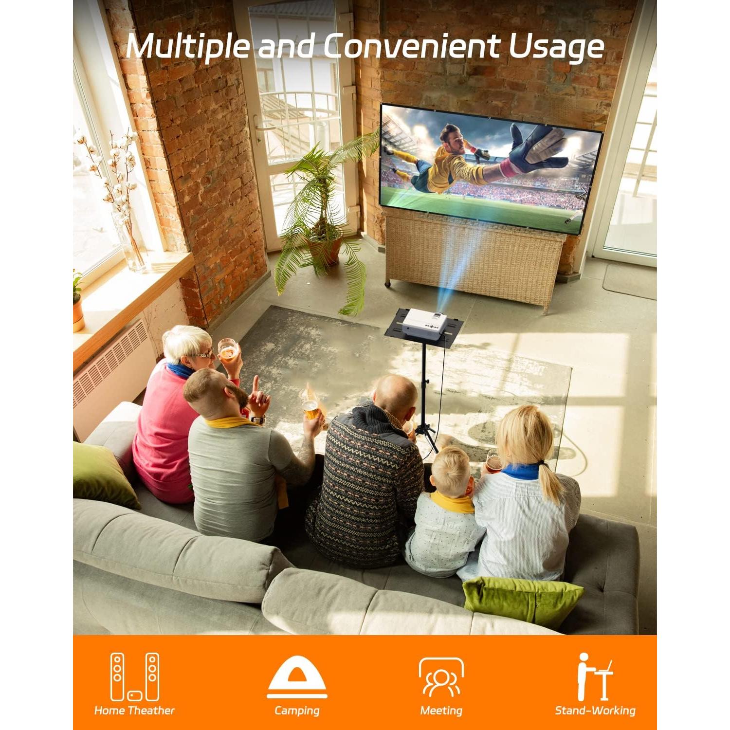 Soporte de Proyector Tripode FUDONI Ajustable 37cm a 100cm