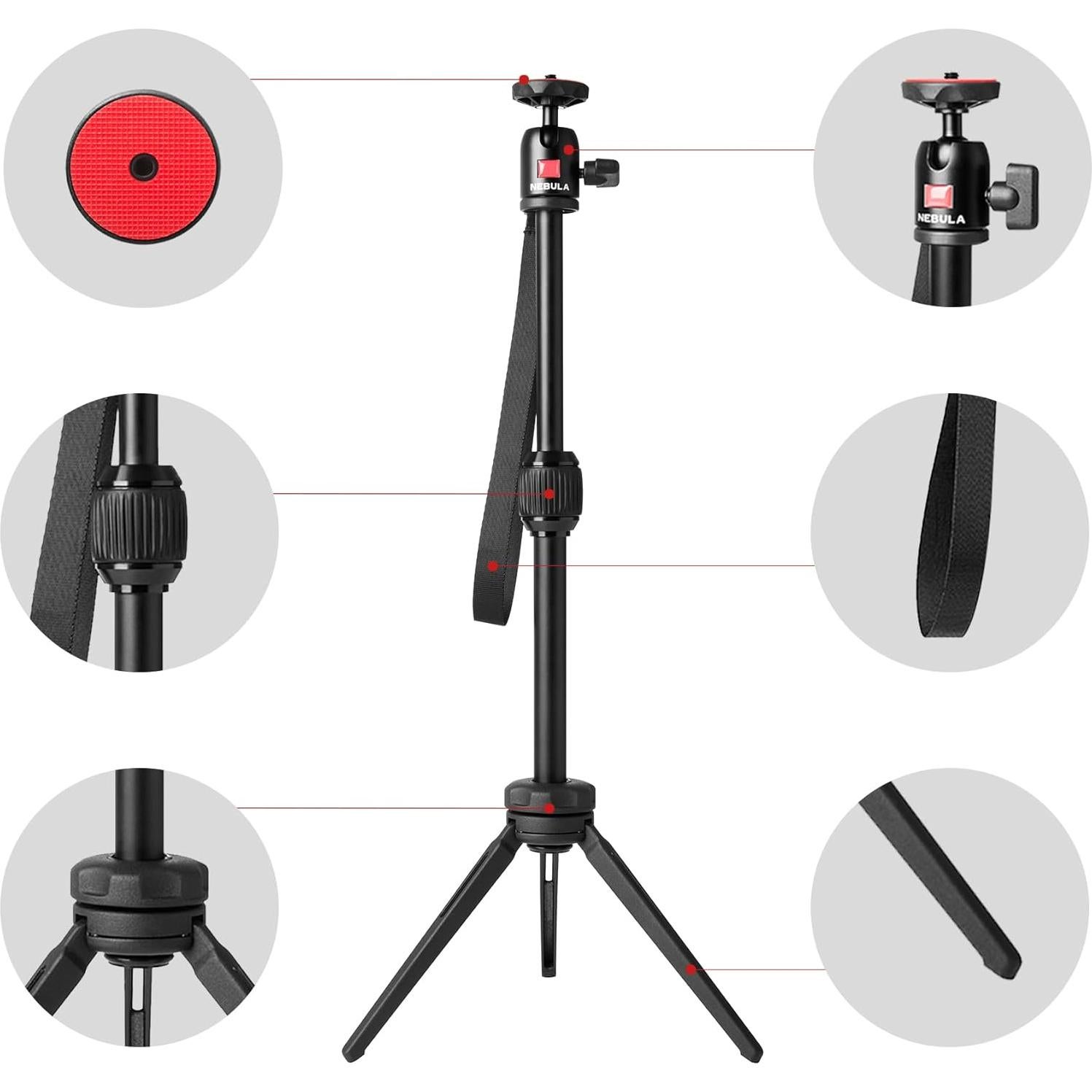 Soporte de trípode ajustable Anker Nebula Capsule 0.27 kg