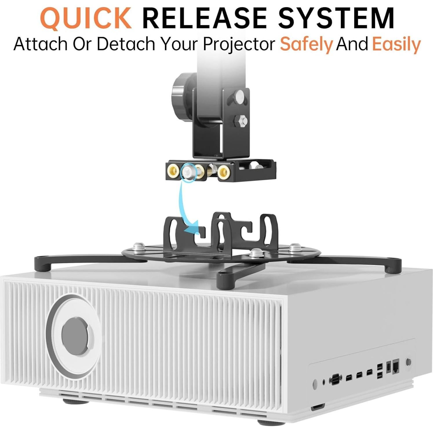 Soporte de Techo Universal para Proyector JOY worker 15 kg