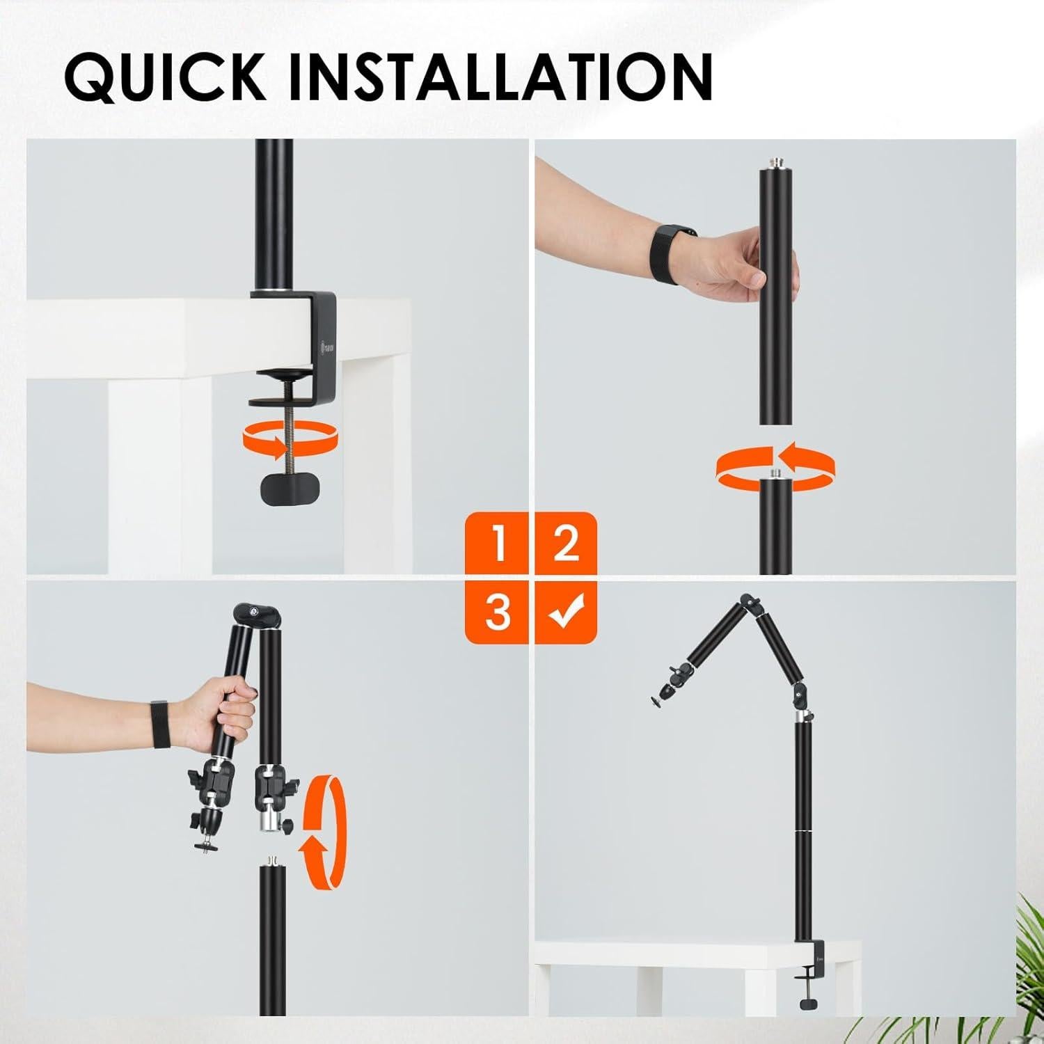 Soporte de Mesa para Cámara TARION TKA01-L Ajustable 3kg