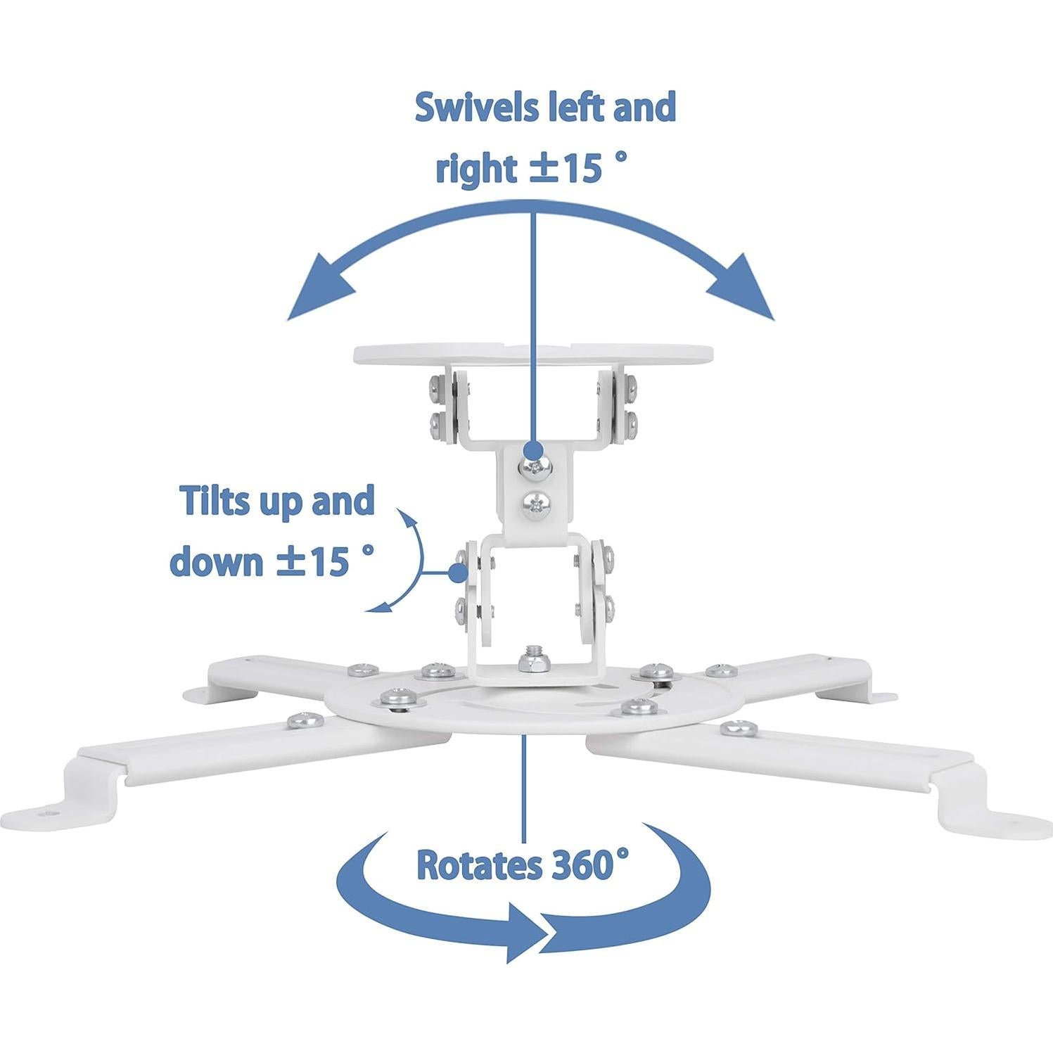 Soporte de Techo DYNAVISTA para Proyector Ajustable 15kg