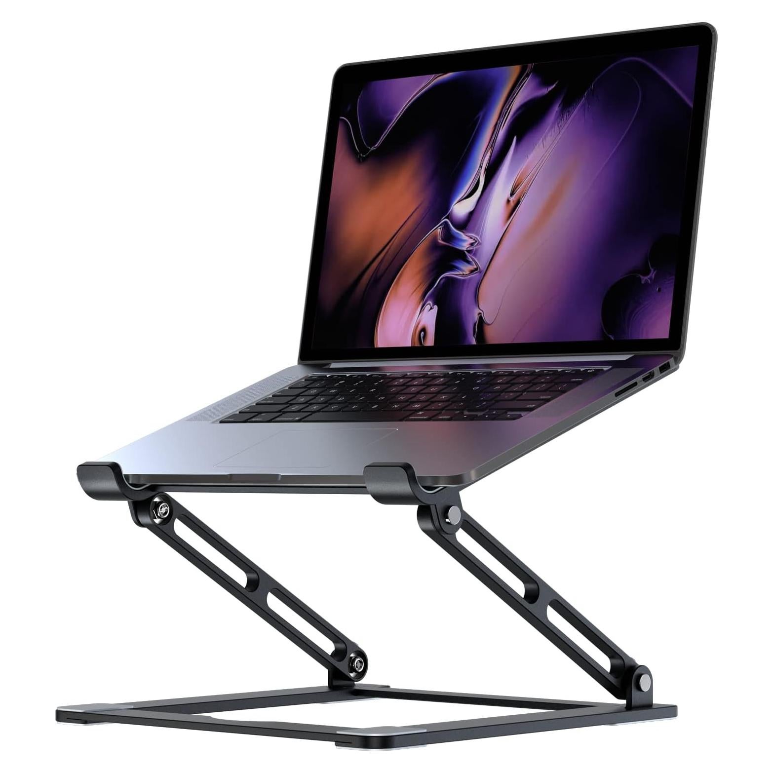 Soporte Ergonómico para Laptop VIGLT Ajustable Negro 10-17.3"