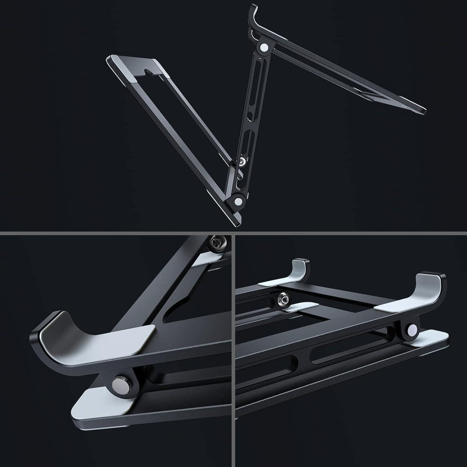 Soporte Ergonómico para Laptop VIGLT Ajustable Negro 10-17.3"