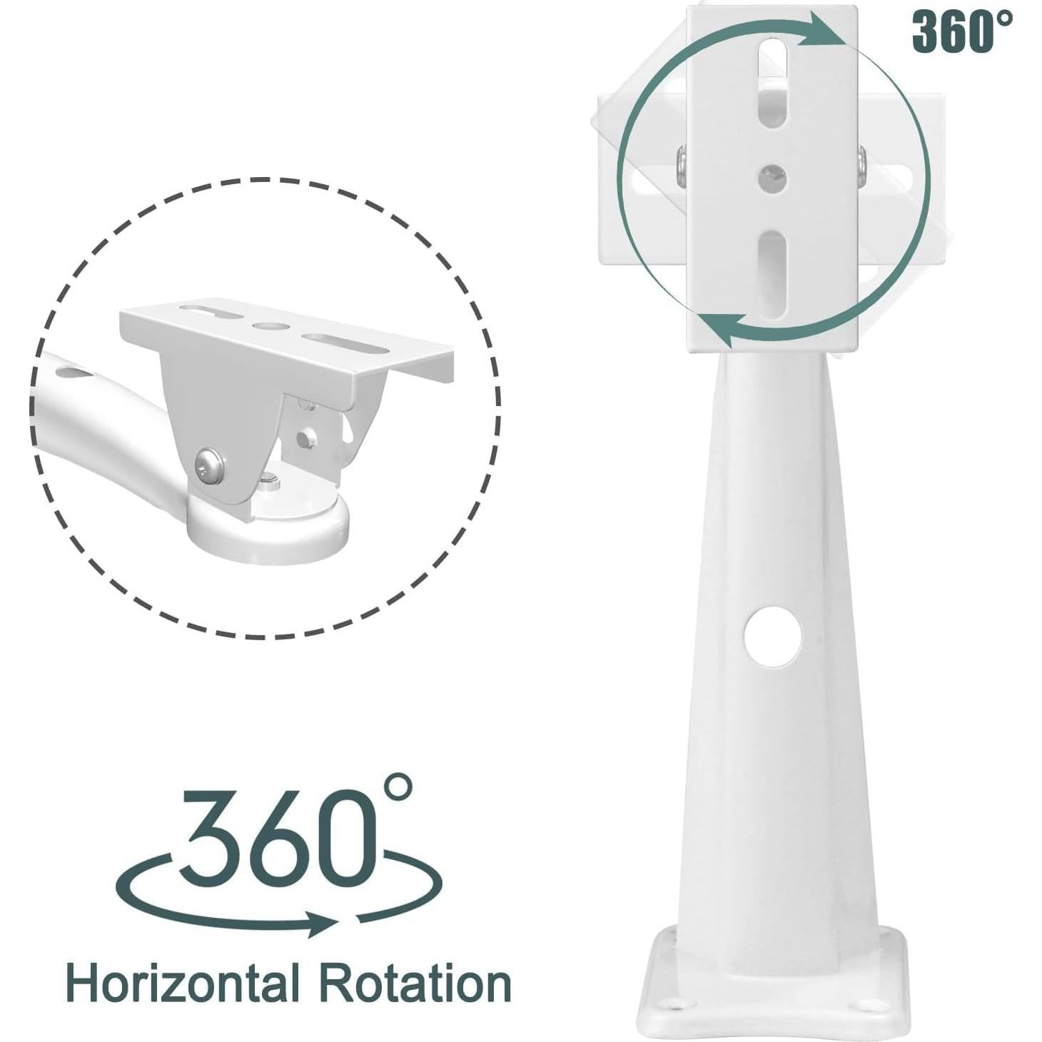 Soporte de Pared para Proyector 2-Be-Best Blanco 24 cm