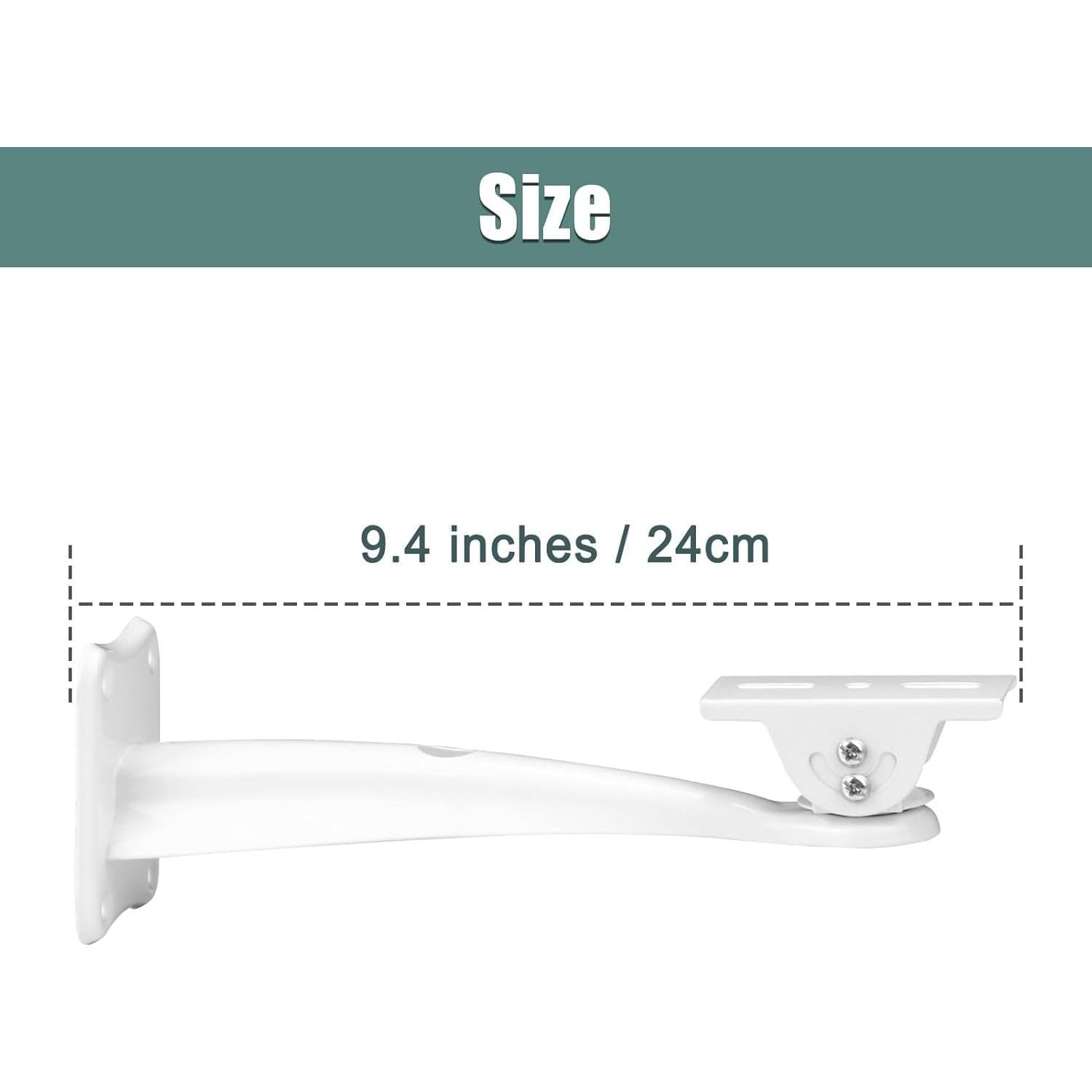 Soporte de Pared para Proyector 2-Be-Best Blanco 24 cm
