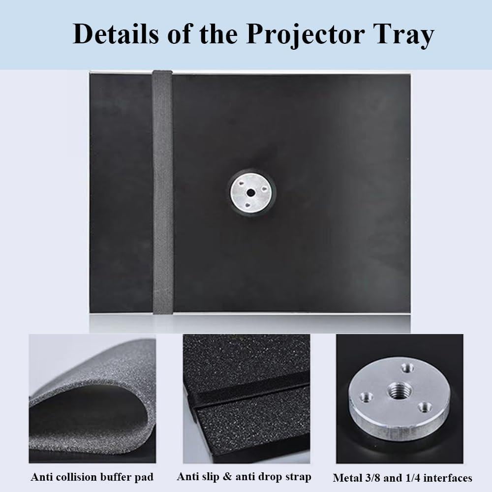 Soporte para Proyector HANTAQ 24x34 cm Acero Inoxidable