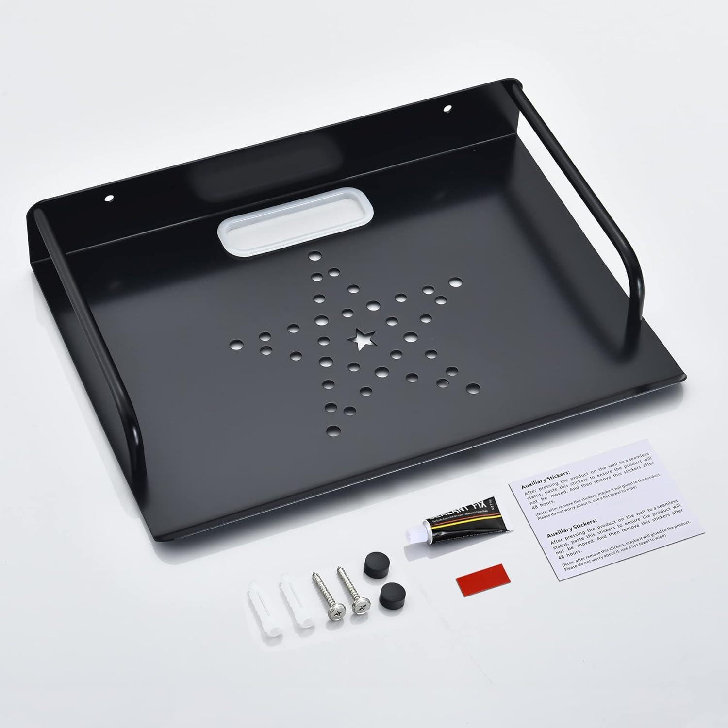 Estante Flotante HNVNER para Router y Proyector 28.5x20.5cm