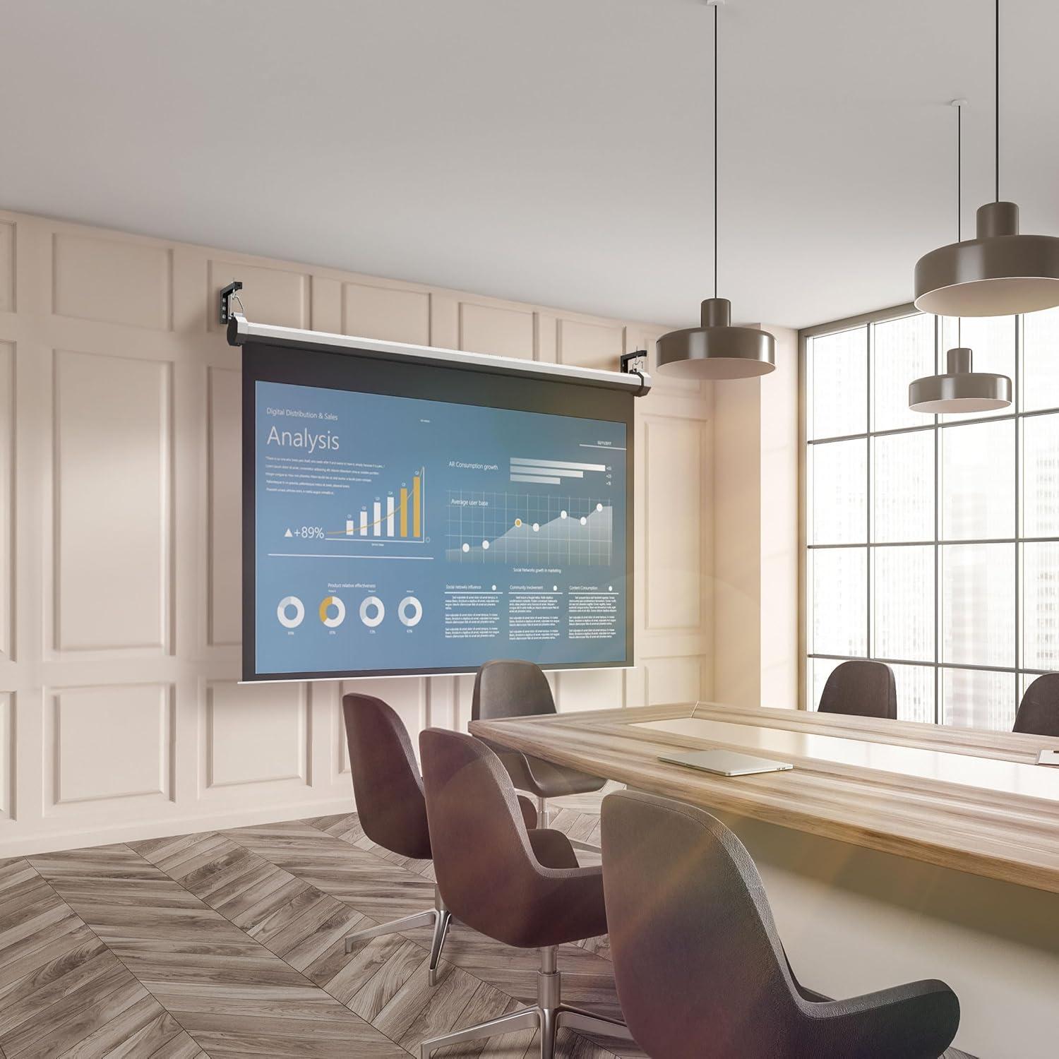 Soporte de Pared para Pantalla de Proyector Mount-It! Negro 30 Kg