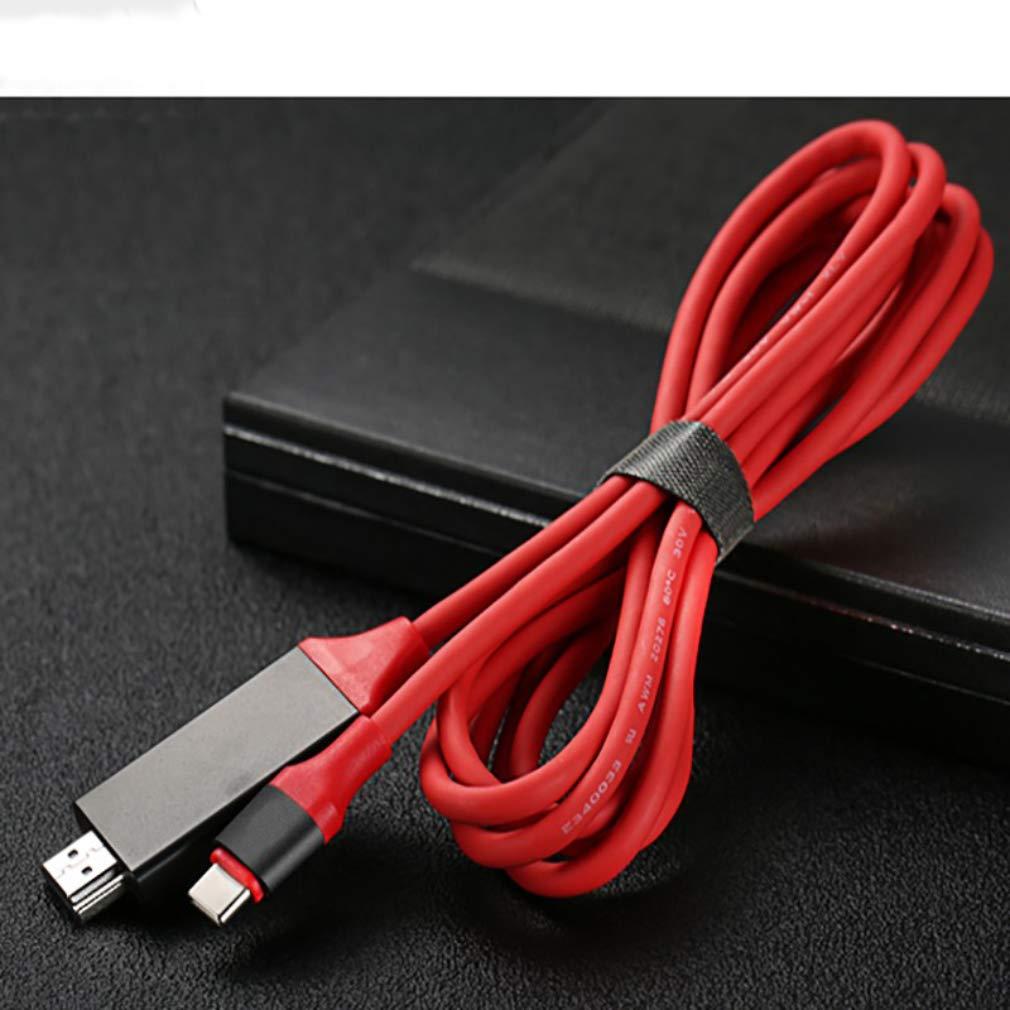 USB-C HDMI 4k HDMI Cable Compatible with Samsung Galaxy A72/A12/4G/5G/A32 5G/A52 5G for Home Office Extended Display Full 2160p@30Hz, 6Ft/1.8M Cable Thunderbolt 3/4