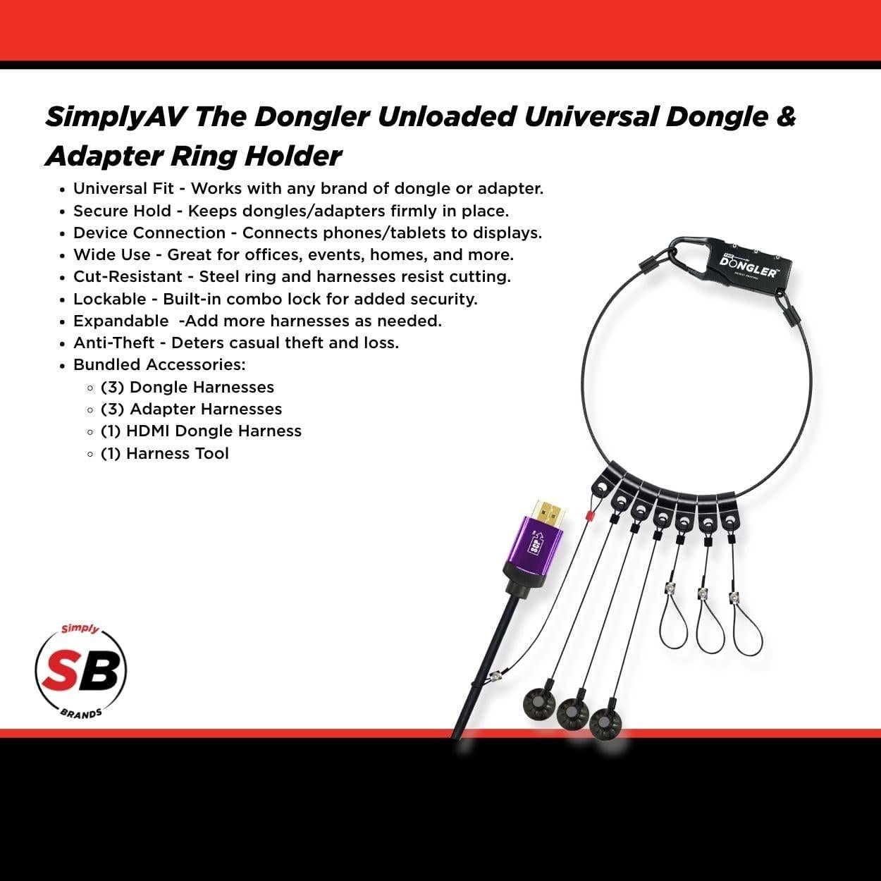 Soporte Universal para Dongles SimplyAV DO-U001 con Candado