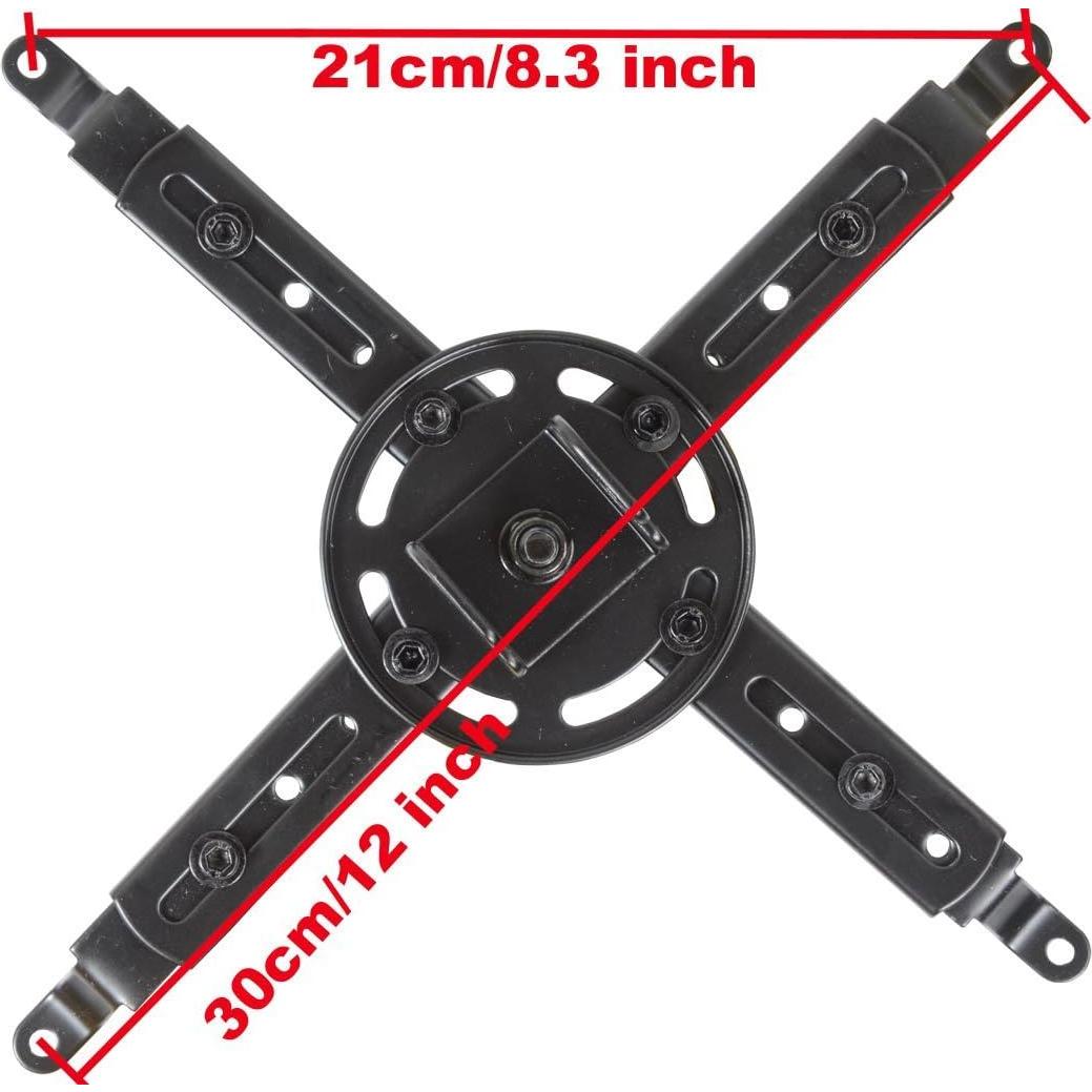 Soporte de Techo para Proyector VideoSecu PJ1B Inclinable 10 kg