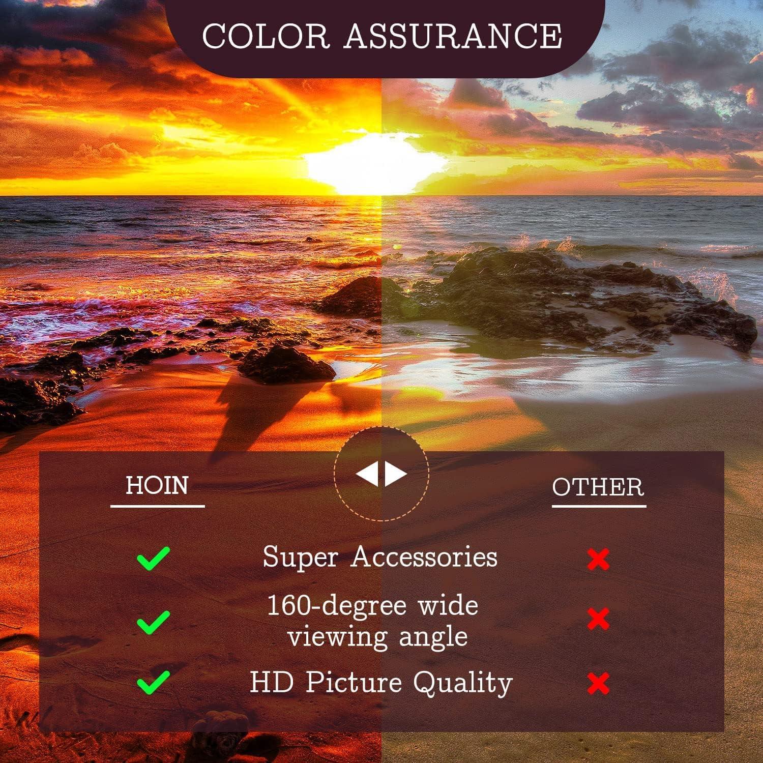 Pantalla de Proyector HOIN 80" Plegable 4K HD para Exterior