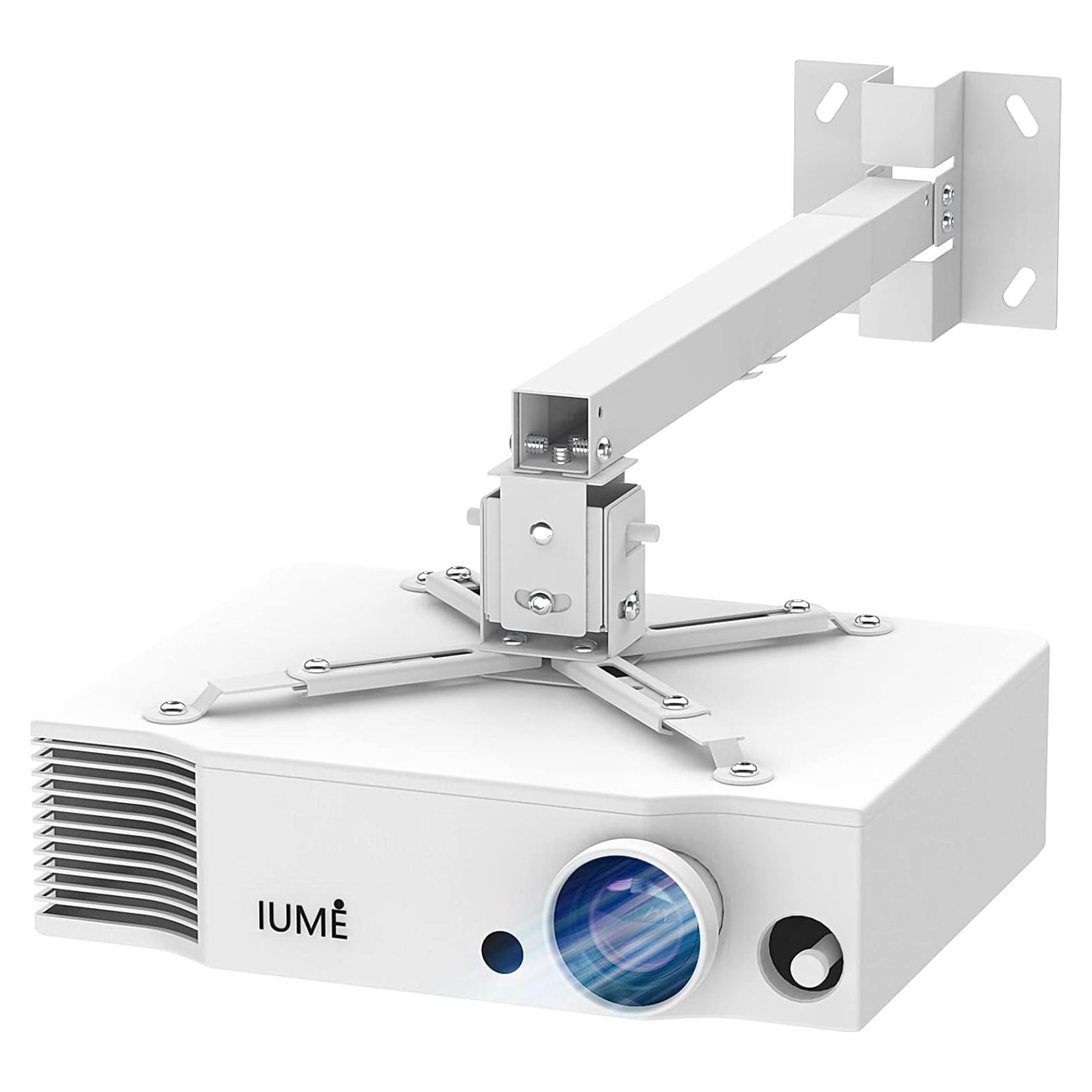 Soporte de Proyector IUMÉ Blanco Ajustable 20 kg Techo/Pared