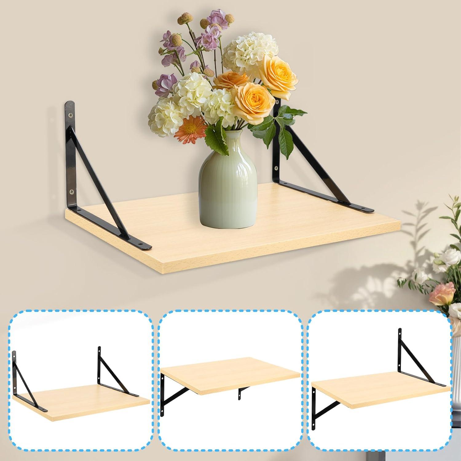 Estante Flotante para Proyector Wensdr - 2 Pcs 40x30cm