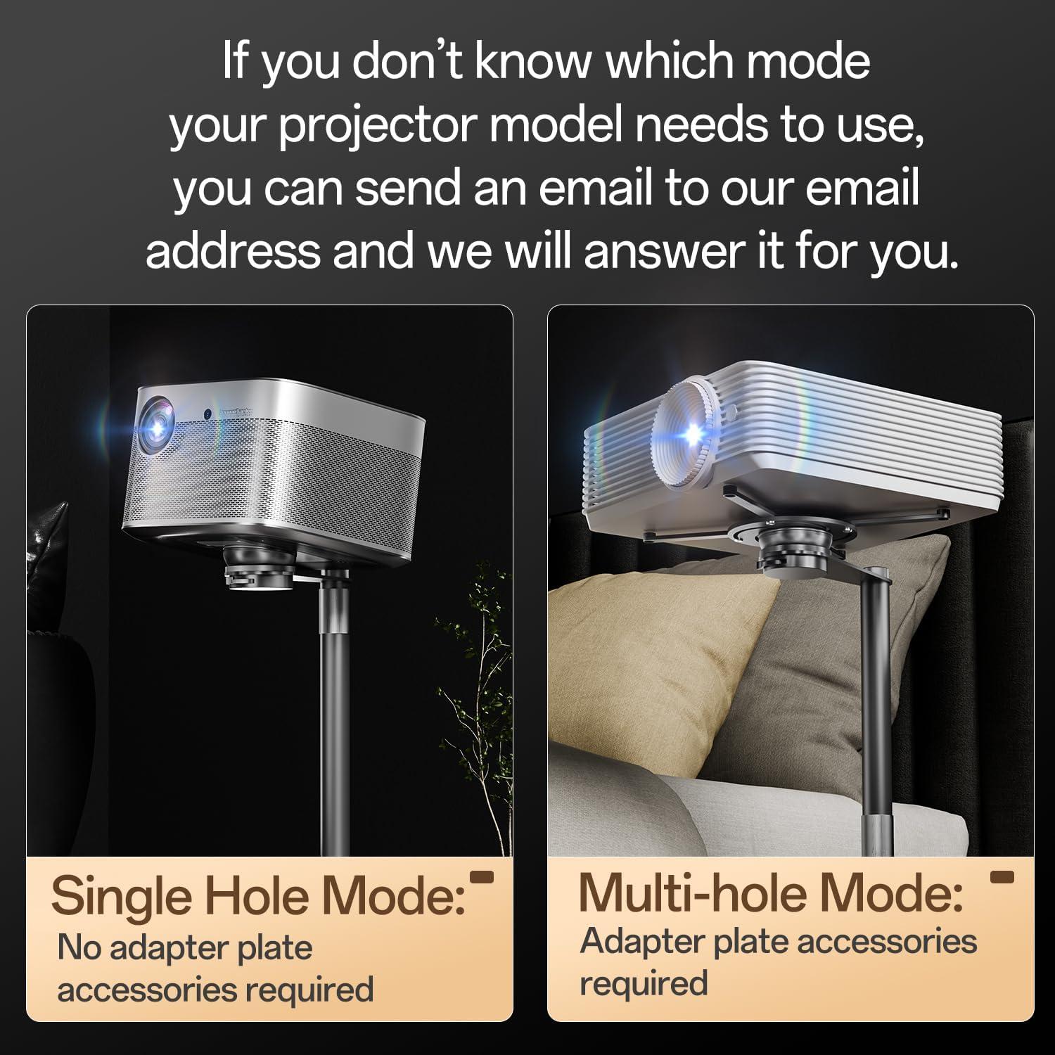 Placa Adaptadora Proyector Perfectisan Aluminio Múltiples Agujeros