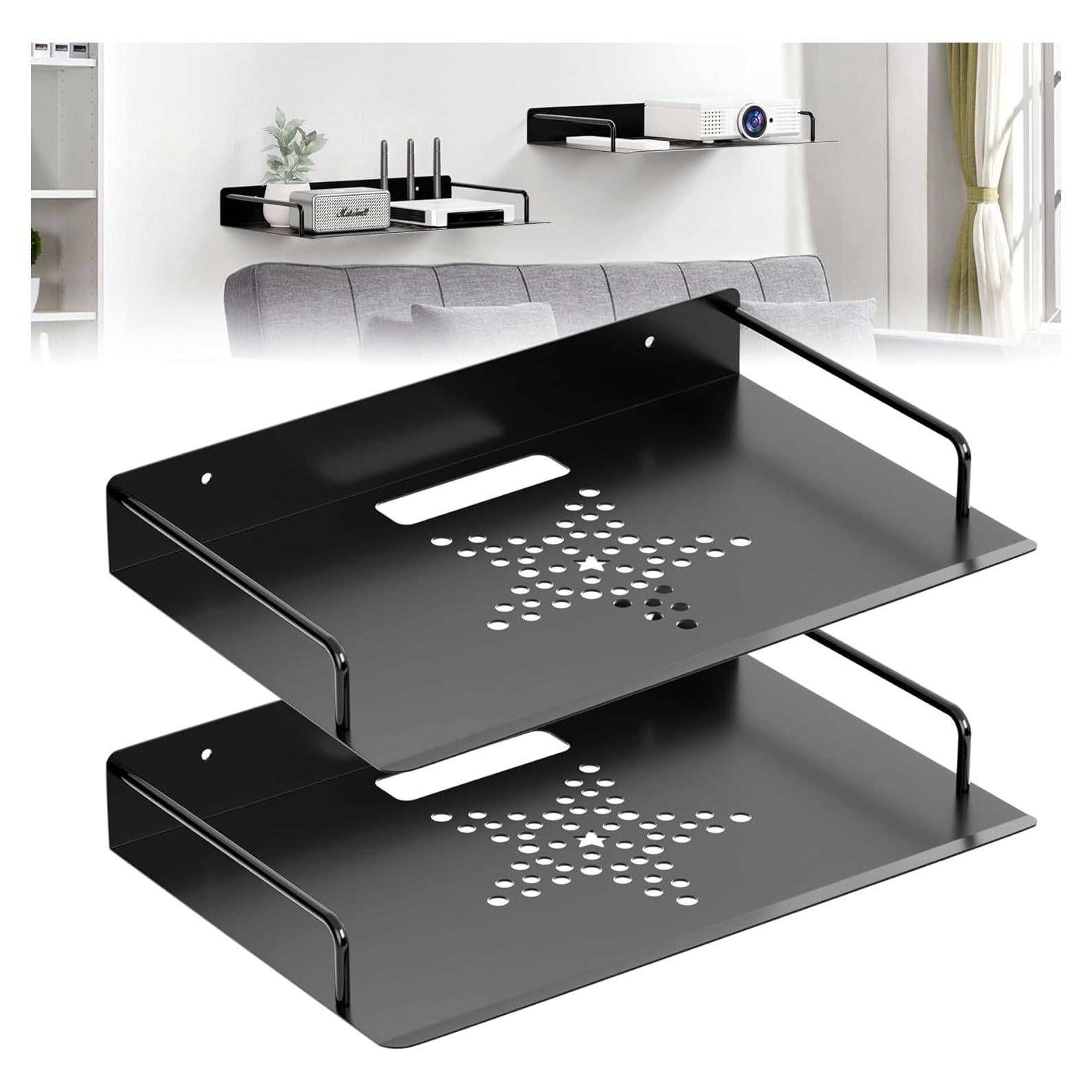 Estantes Flotantes MEEMENG para Proyector y Router Wifi - 2 Pcs