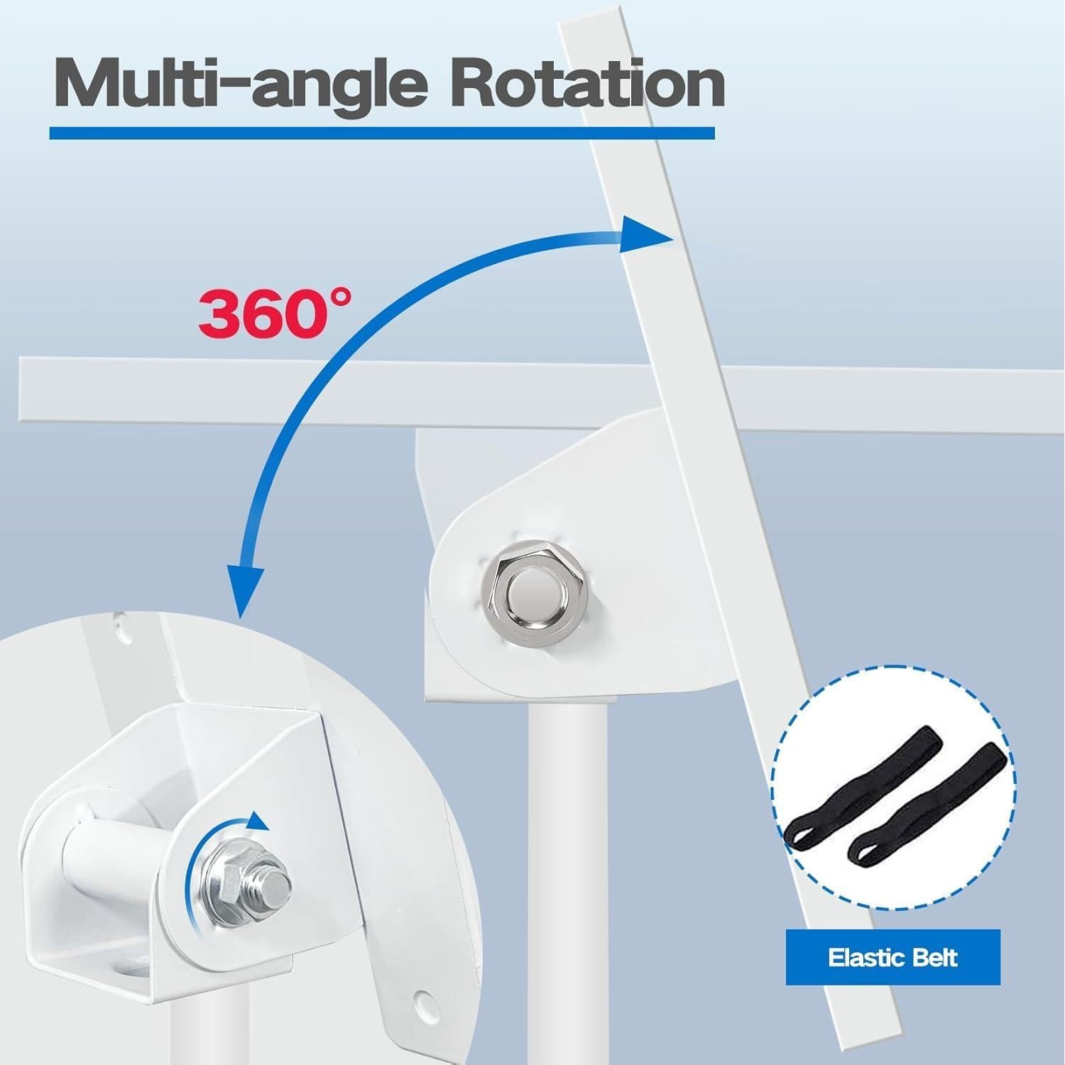 Soporte para proyector REHOSEUP ajustable 23-53 pulgadas blanco