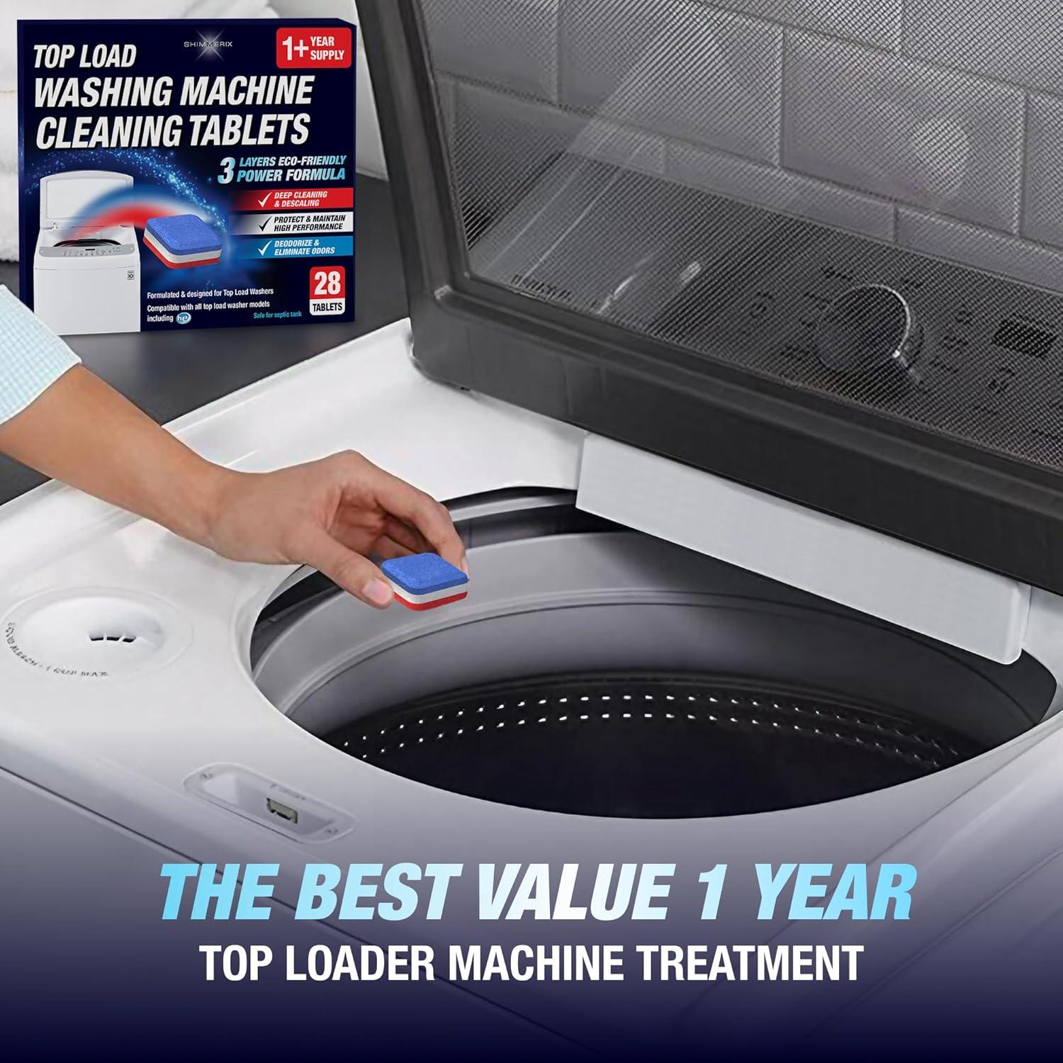 Tabletas Limpiadoras Shimmerix 48 Unidades para Lavadora y Lavavajillas