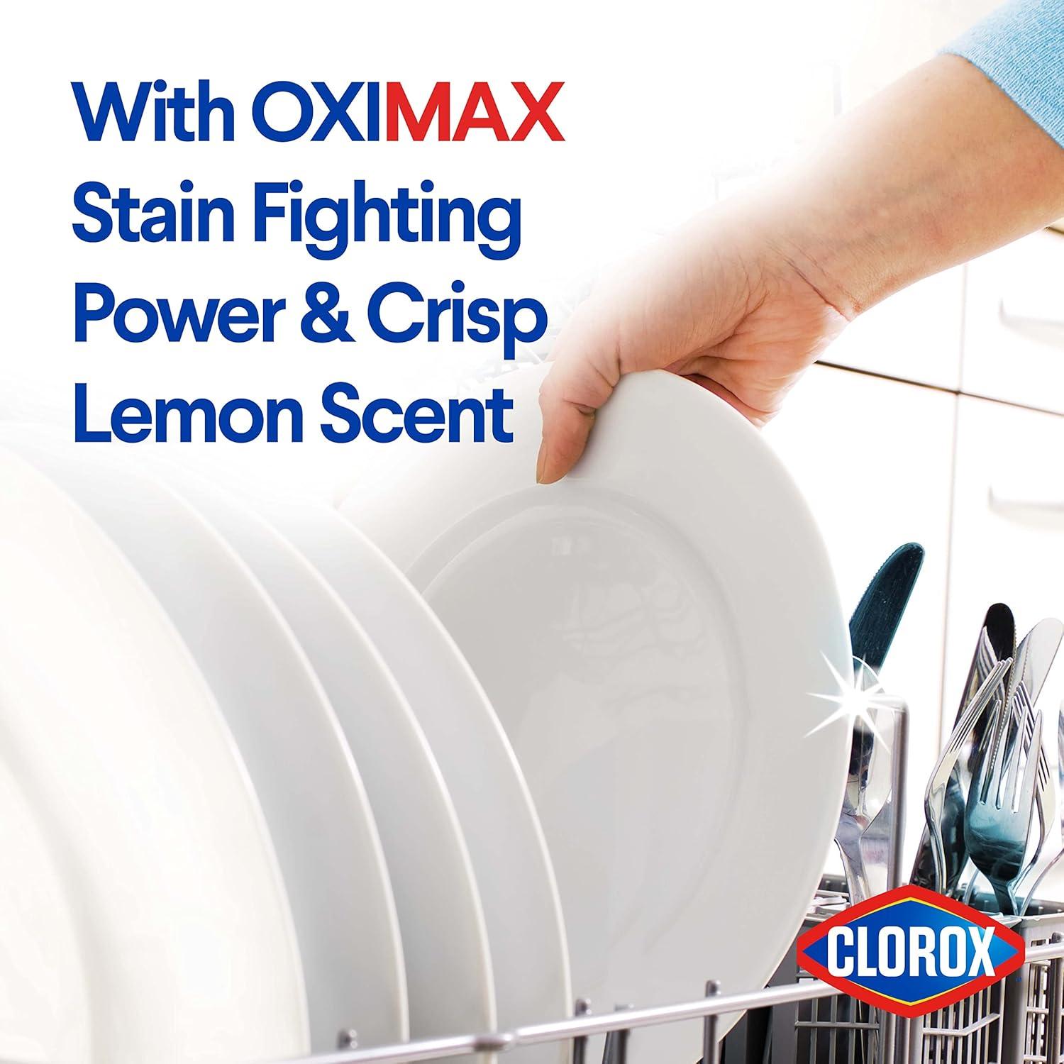 Detergente para Lavavajillas Clorox Ultra+ 60 Paquetes Aroma Limón