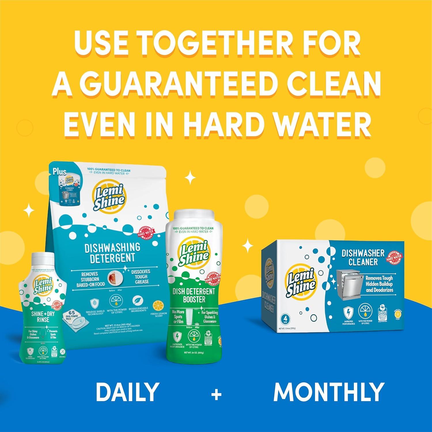 Cápsulas de Detergente Lemi Shine 65 Unidades Ecológicas