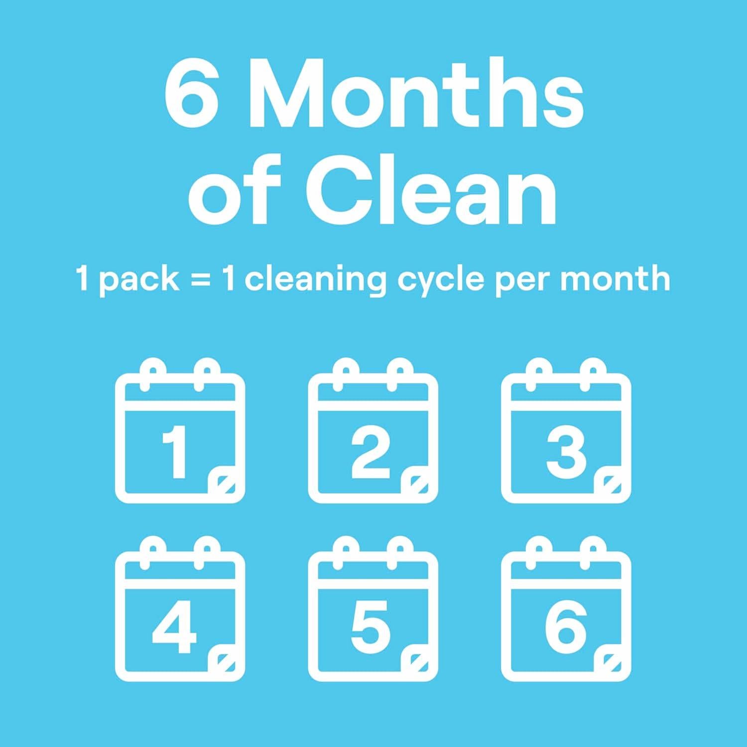 Paquetes de limpieza para lavavajillas Seventh Generation 6 unidades