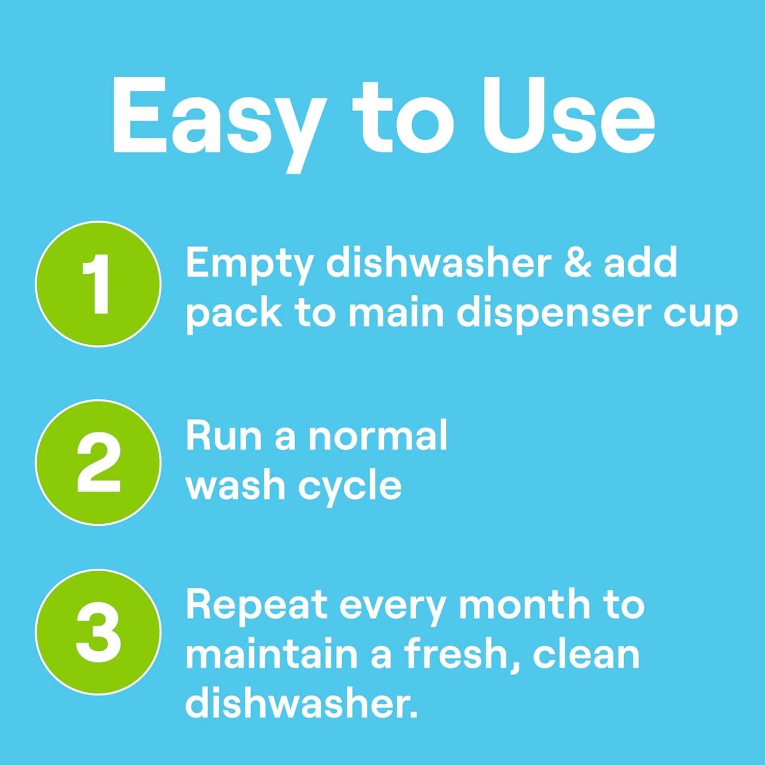 Paquetes de limpieza para lavavajillas Seventh Generation 6 unidades