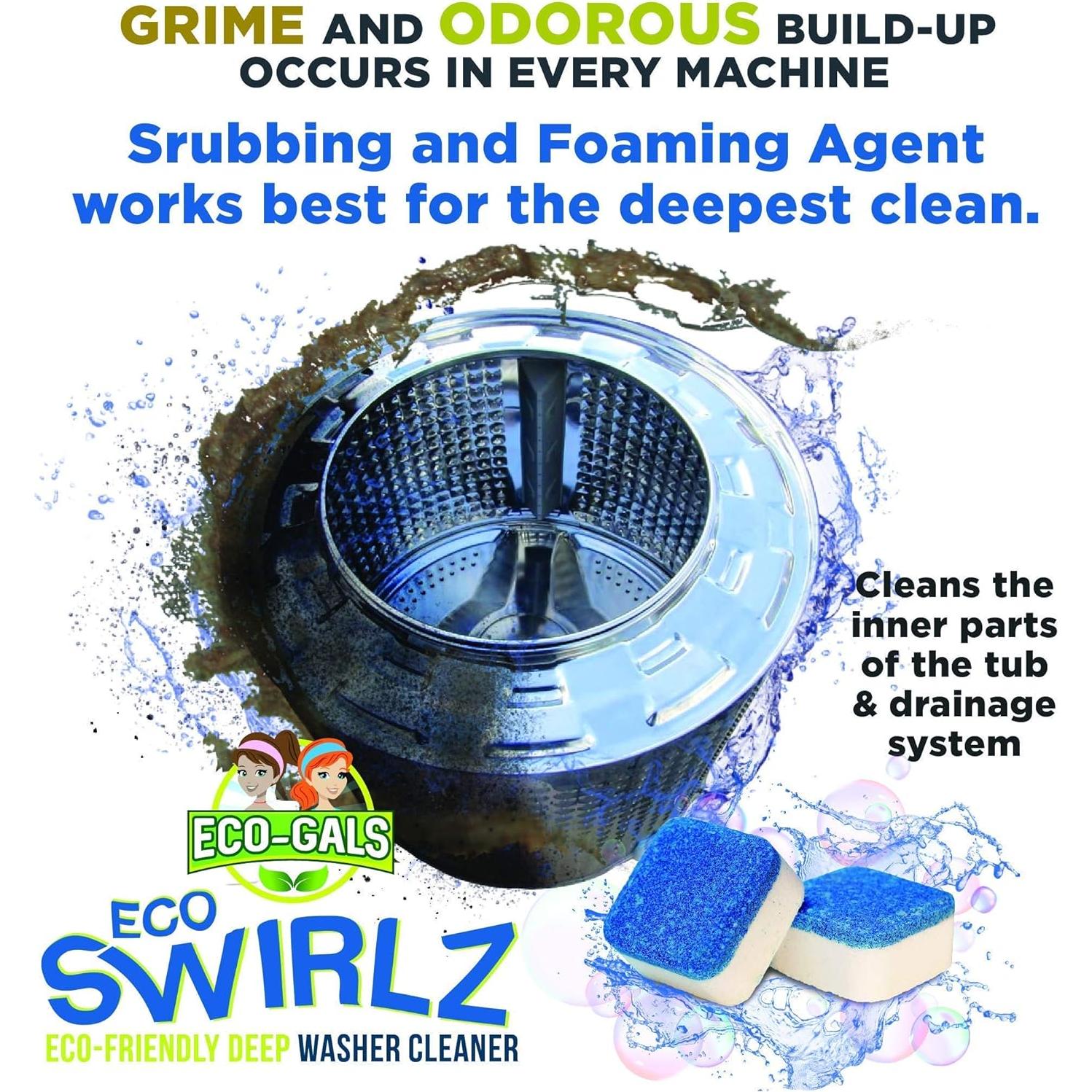 Limpiador Biodegradable para Lavadora y Lavavajillas Swirlz & Scrubz