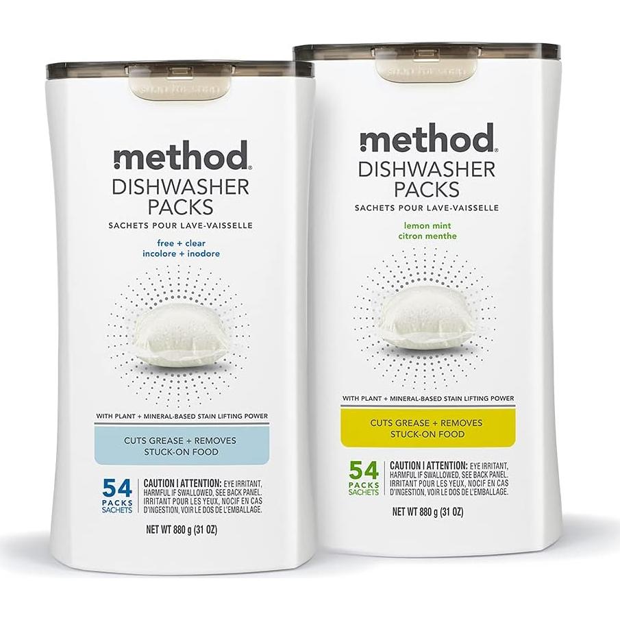 Detergente para Lavavajillas Method Menta Limón 10843536106092 - 1080g