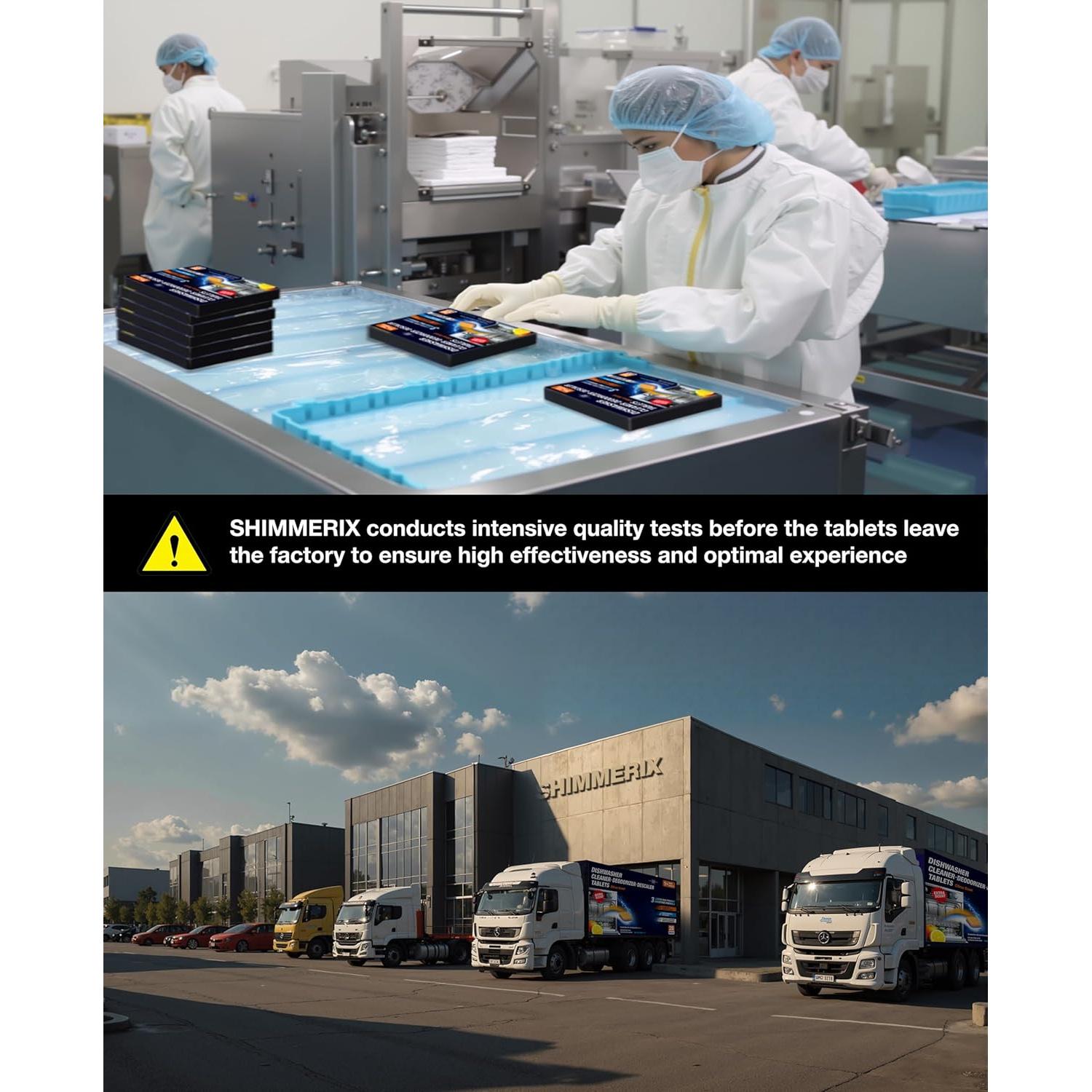 Tabletas Desinfectantes para Lavavajillas SHIMMERIX - 28 Unidades