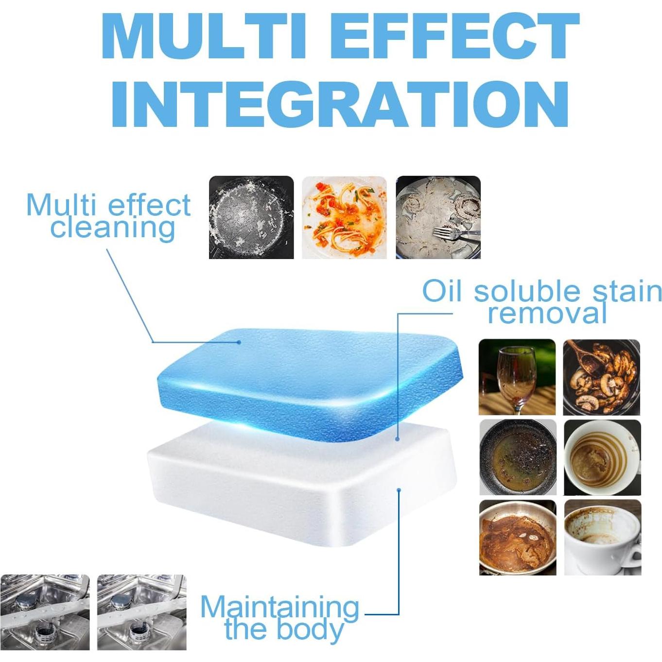 Tabletas de Lavavajillas Junjing 24 Unidades Limpieza Profunda