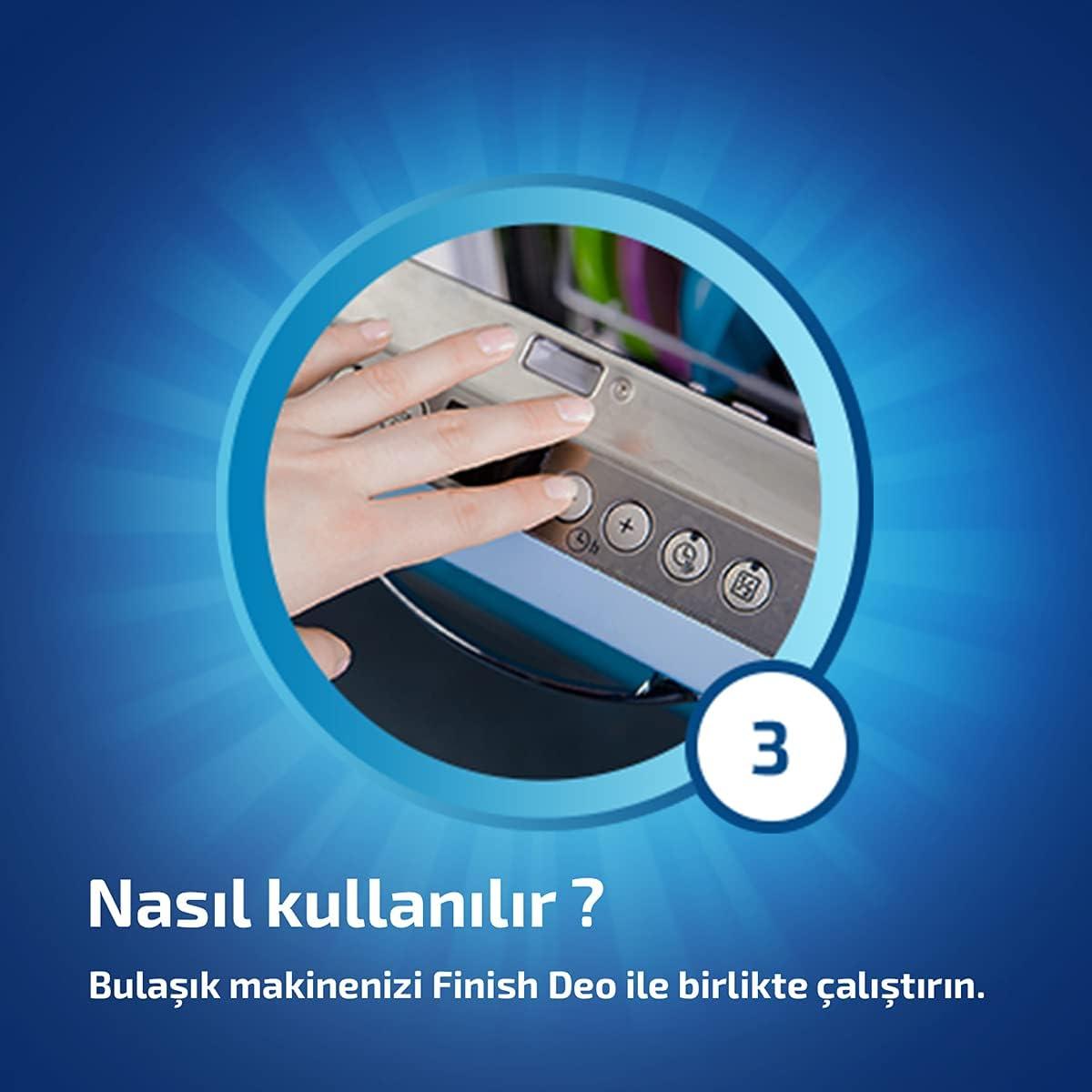 Ambientador para Lavavajillas Finish Limón 60 Lavados