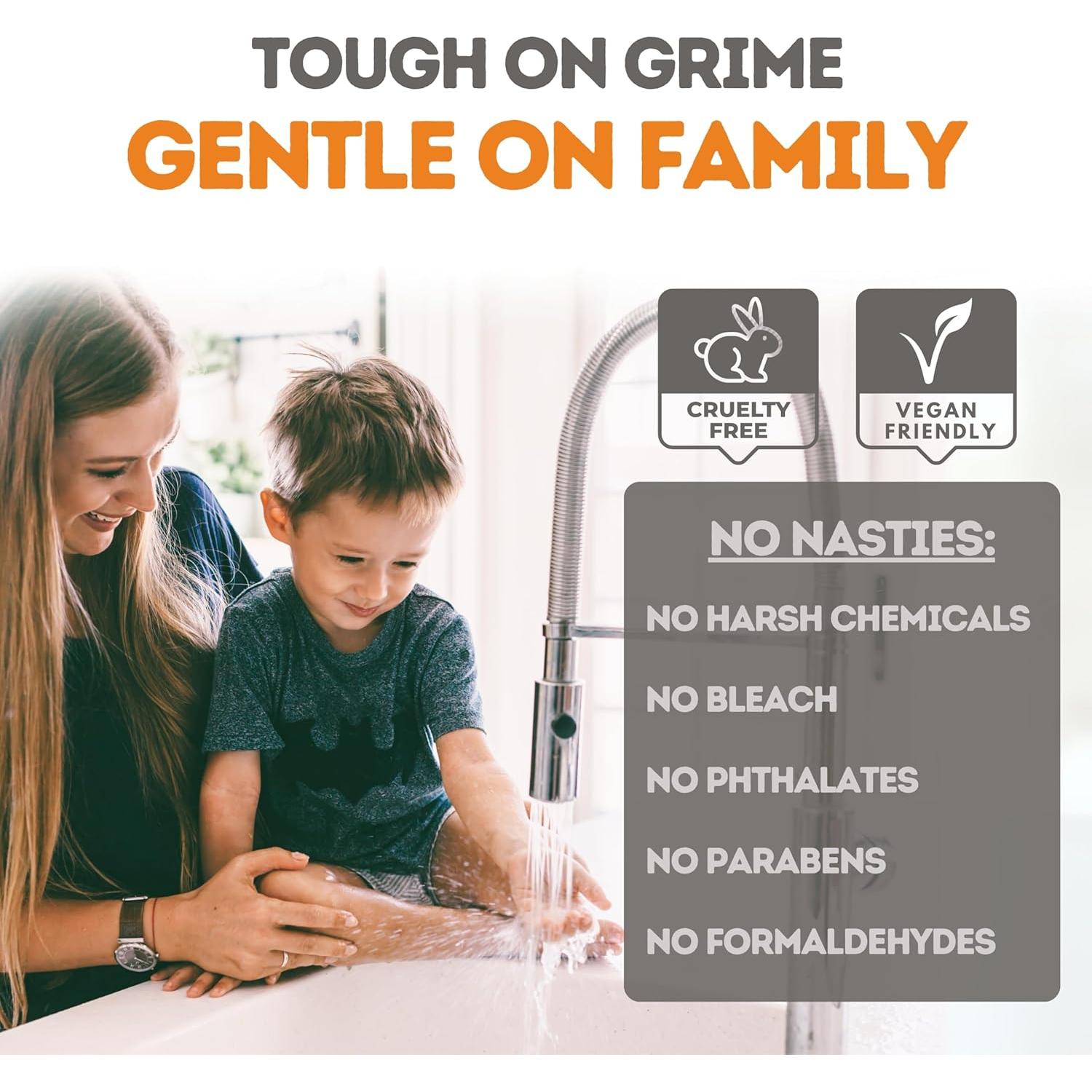 Hojas de detergente para lavavajillas Bubbleburps - 60 unidades