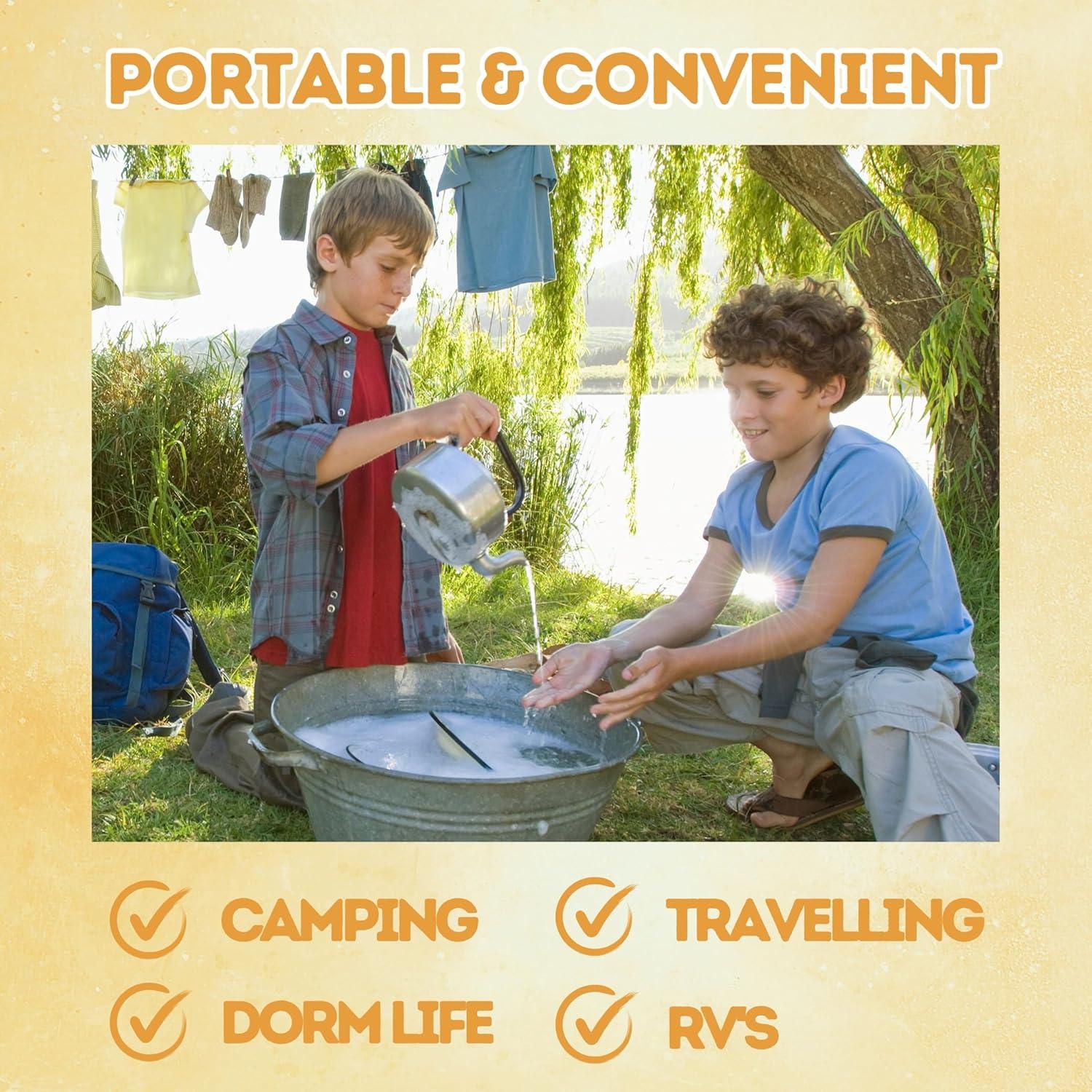 Hojas de detergente para lavavajillas Bubbleburps - 60 unidades