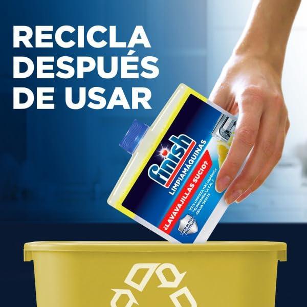 Limpiador de Lavavajillas Finish Doble Acción 250 ml - 8 Unidades
