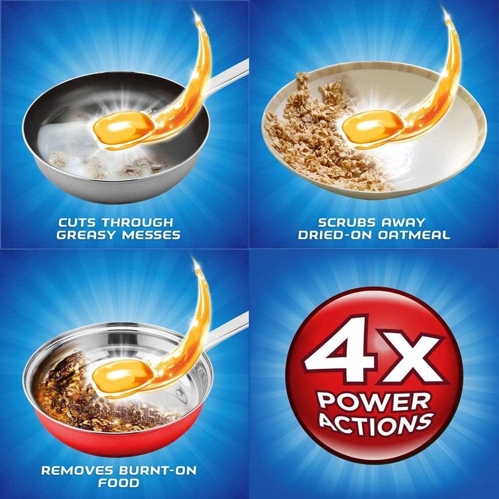 Finish Todo En 1 Gelpacs Naranja 54 Tabs - Detergente Lavavajillas